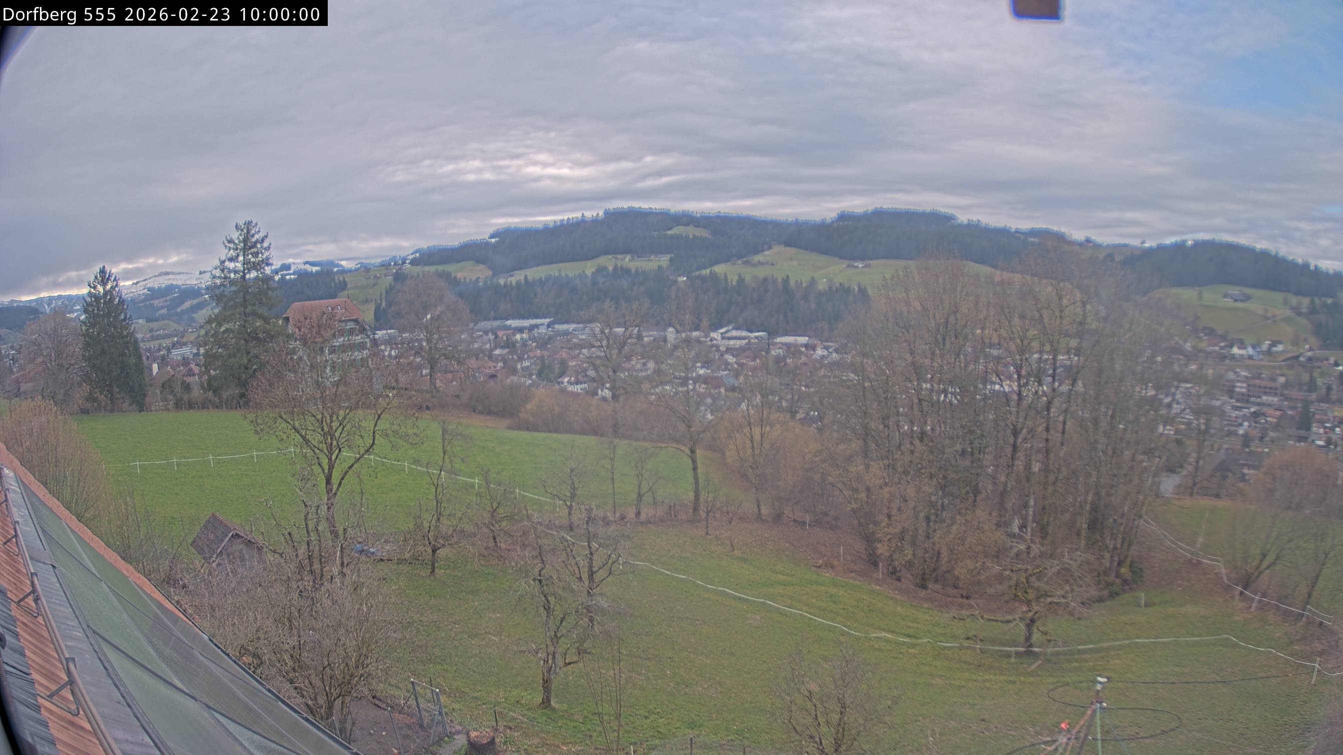 Webcam-Bild: Aussicht vom Dorfberg in Langnau 20260223-100000