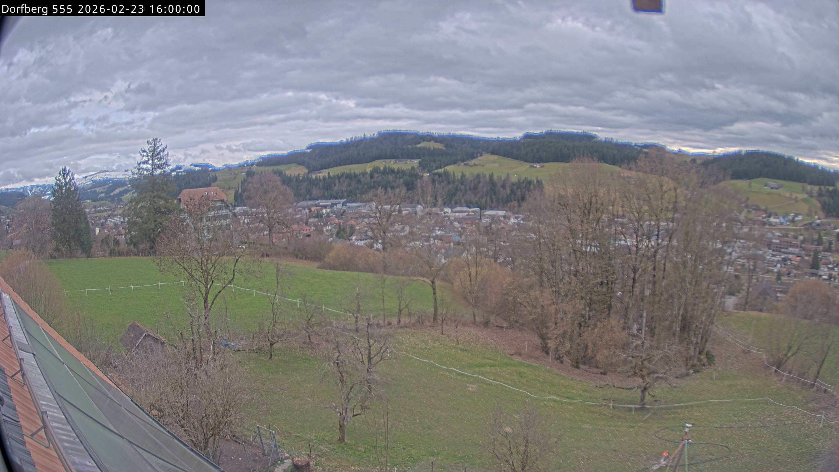 Webcam-Bild: Aussicht vom Dorfberg in Langnau 20260223-160000