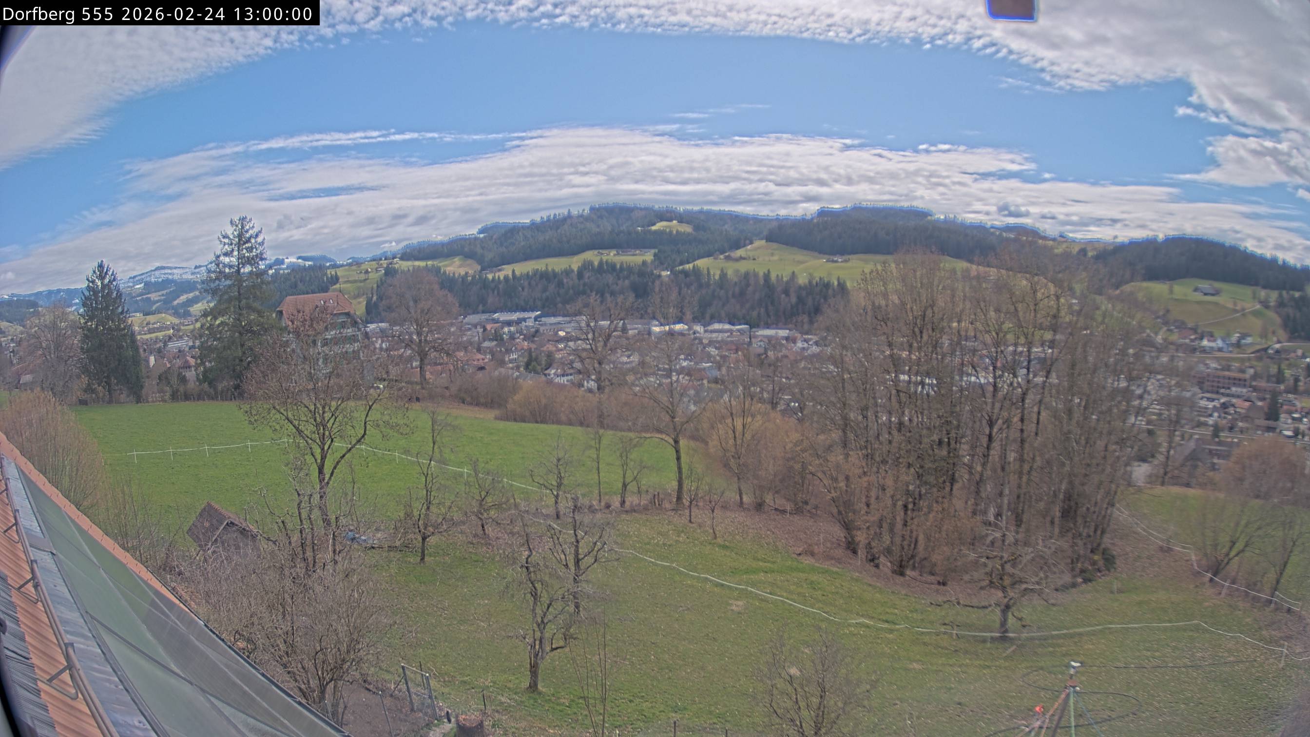 Webcam-Bild: Aussicht vom Dorfberg in Langnau 20260224-130000