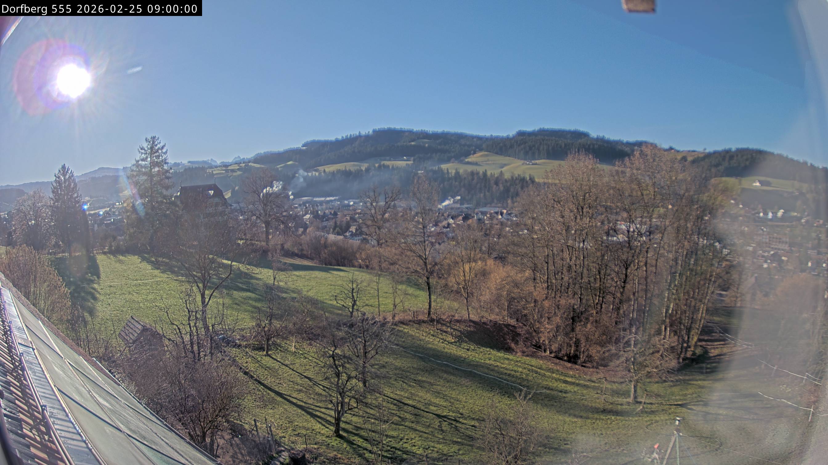 Webcam-Bild: Aussicht vom Dorfberg in Langnau 20260225-090000
