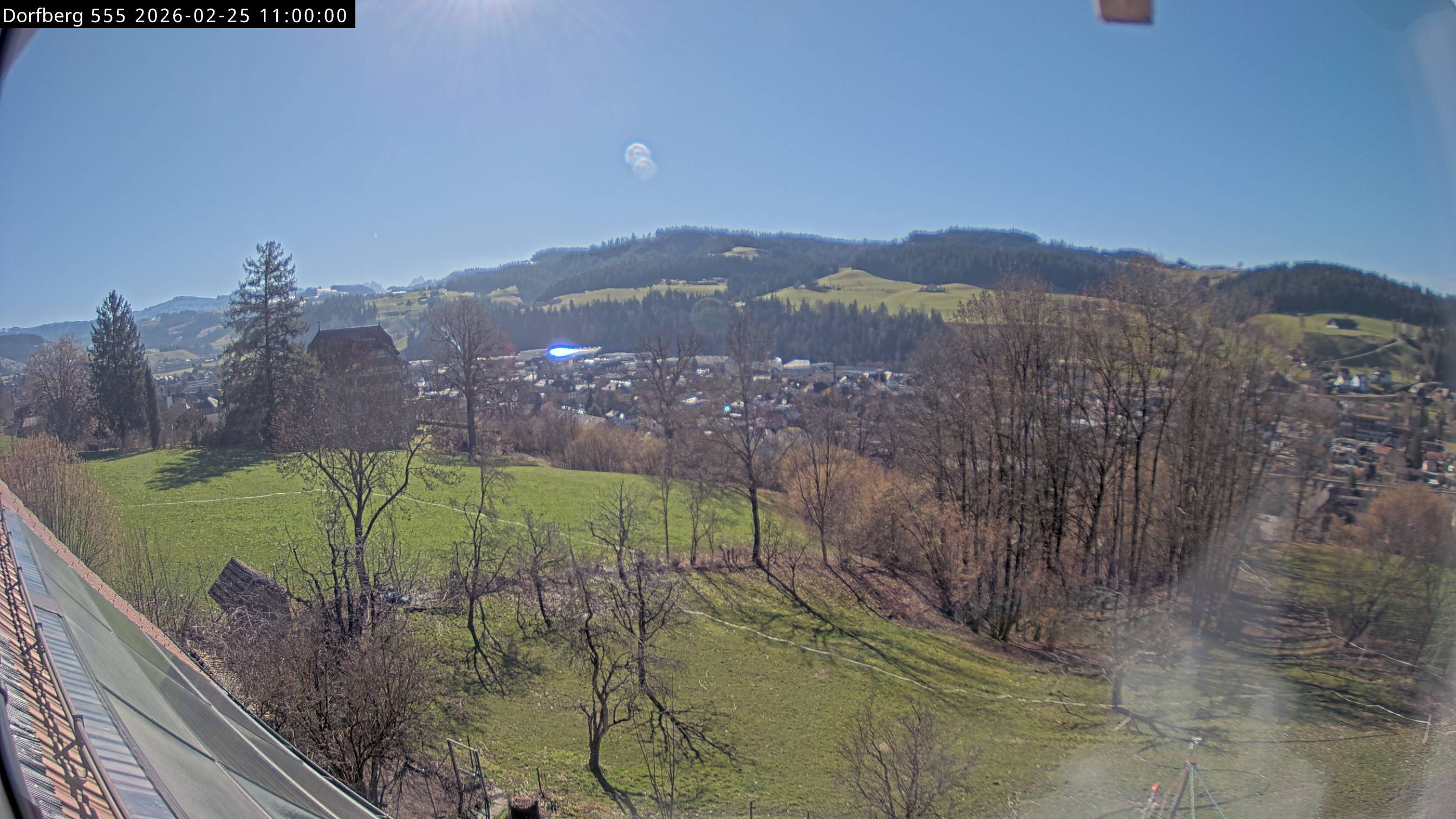 Webcam-Bild: Aussicht vom Dorfberg in Langnau 20260225-110000