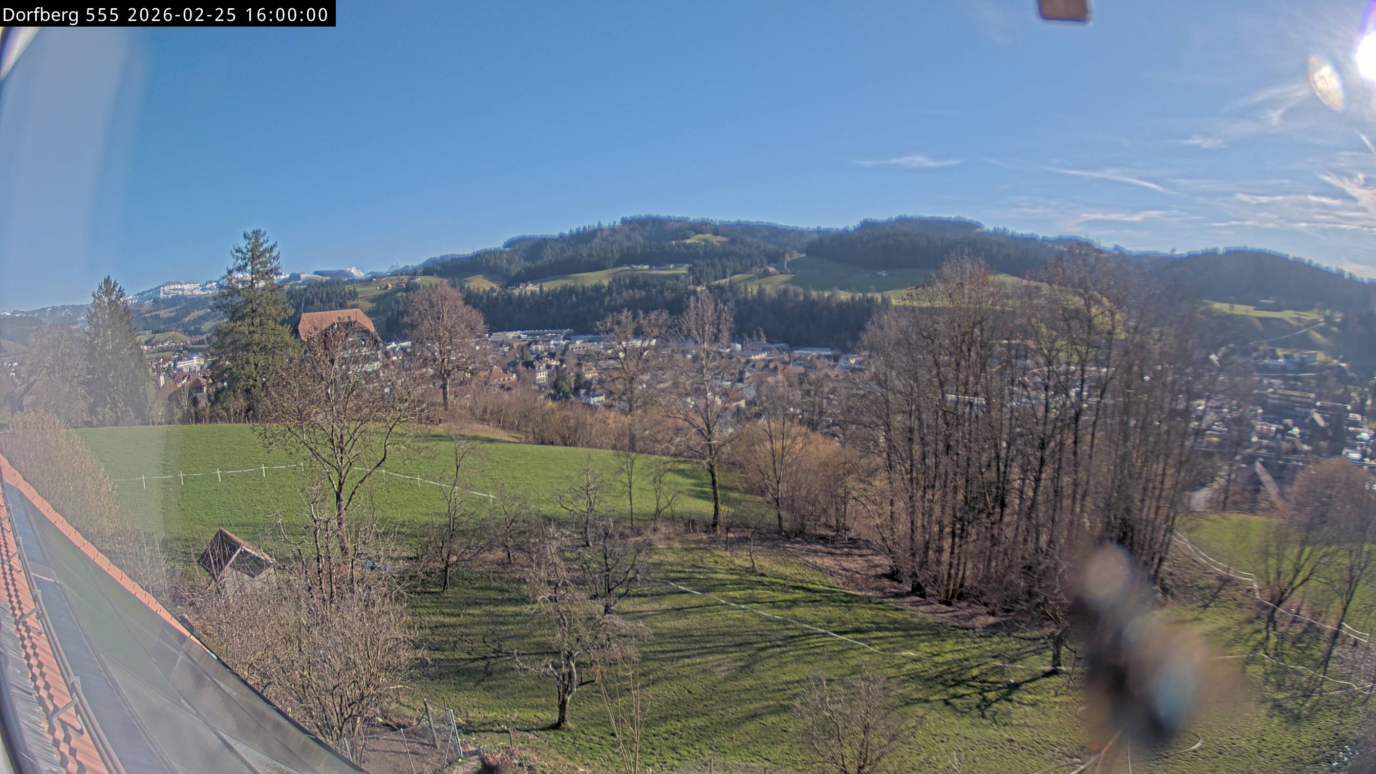 Webcam-Bild: Aussicht vom Dorfberg in Langnau 20260225-160000