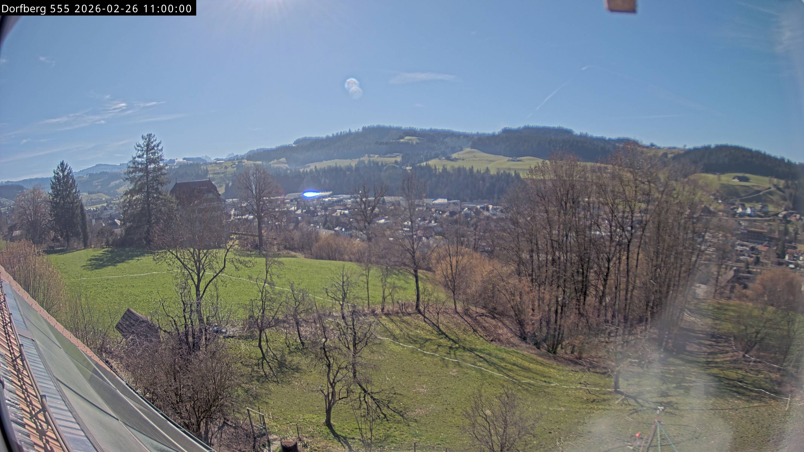 Webcam-Bild: Aussicht vom Dorfberg in Langnau 20260226-110000
