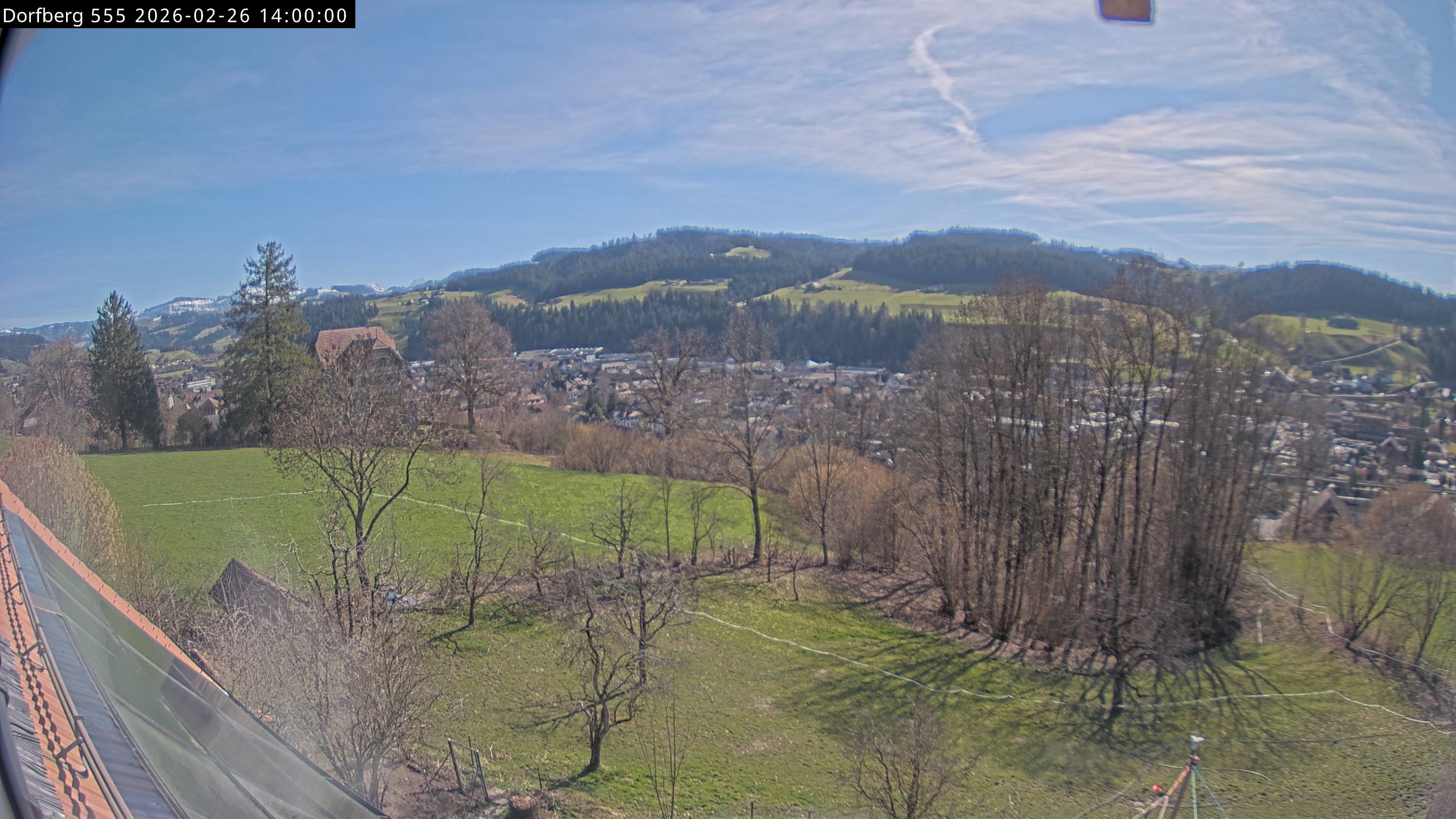Webcam-Bild: Aussicht vom Dorfberg in Langnau 20260226-140000