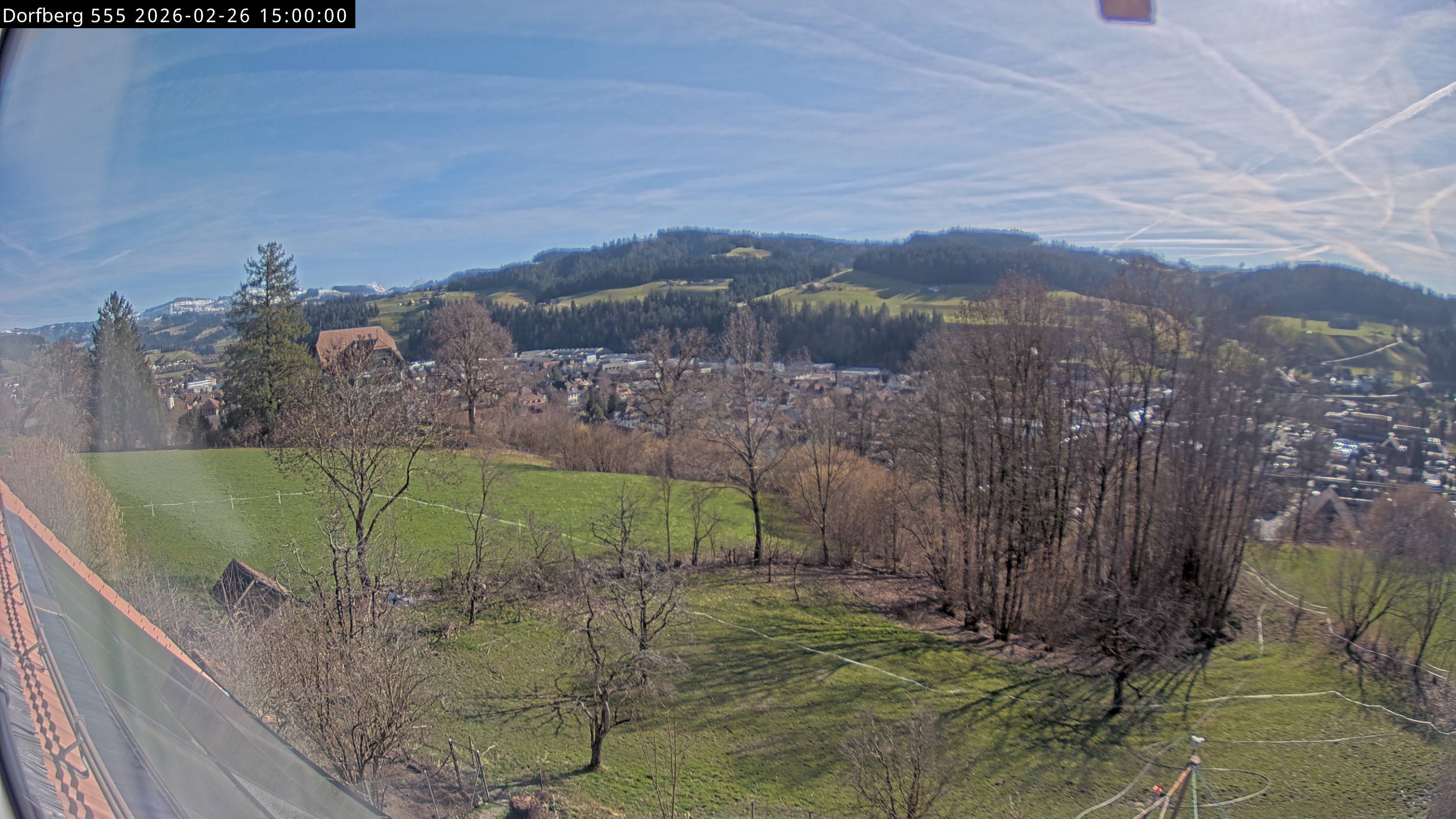 Webcam-Bild: Aussicht vom Dorfberg in Langnau 20260226-150000