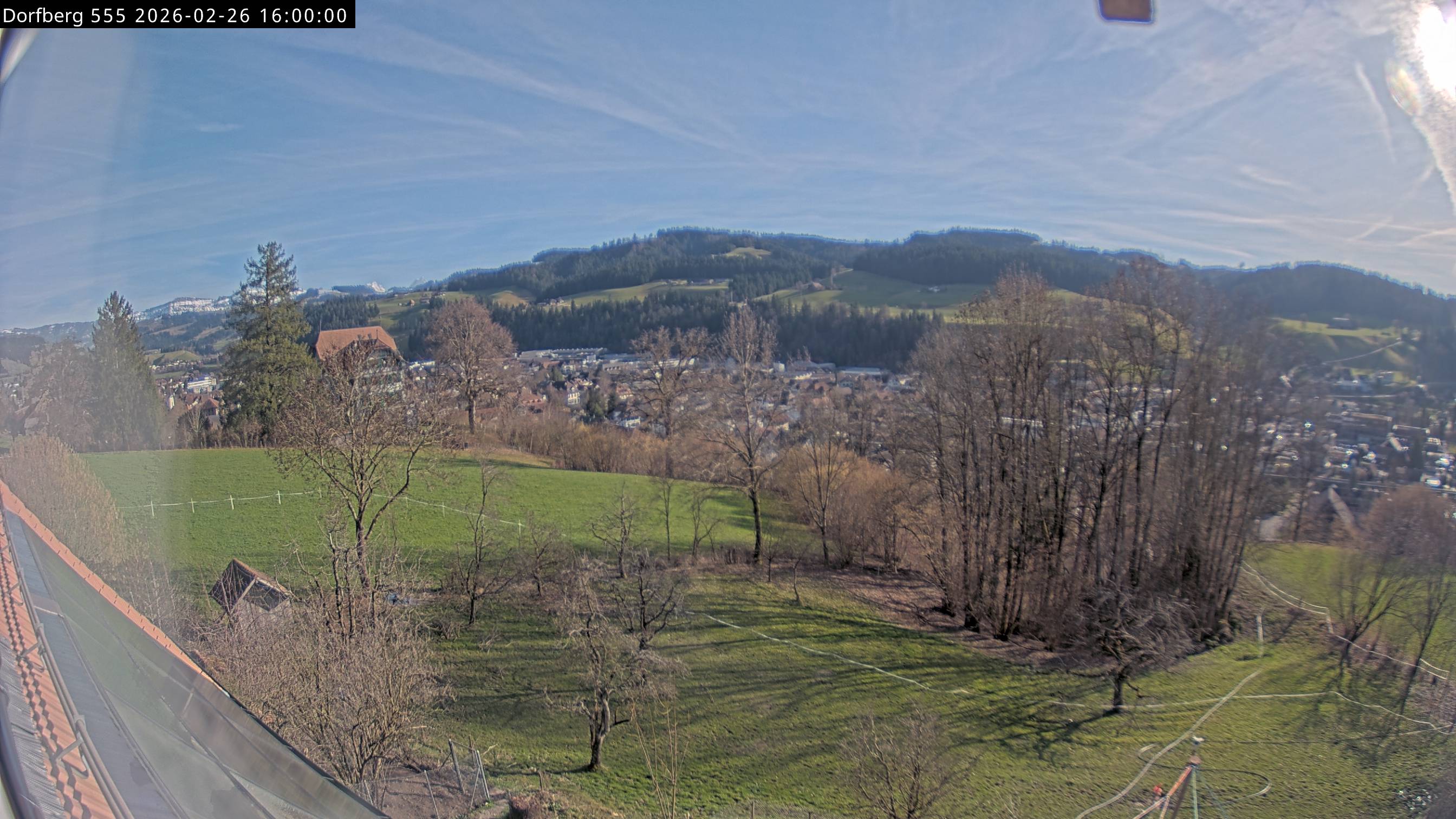 Webcam-Bild: Aussicht vom Dorfberg in Langnau 20260226-160000