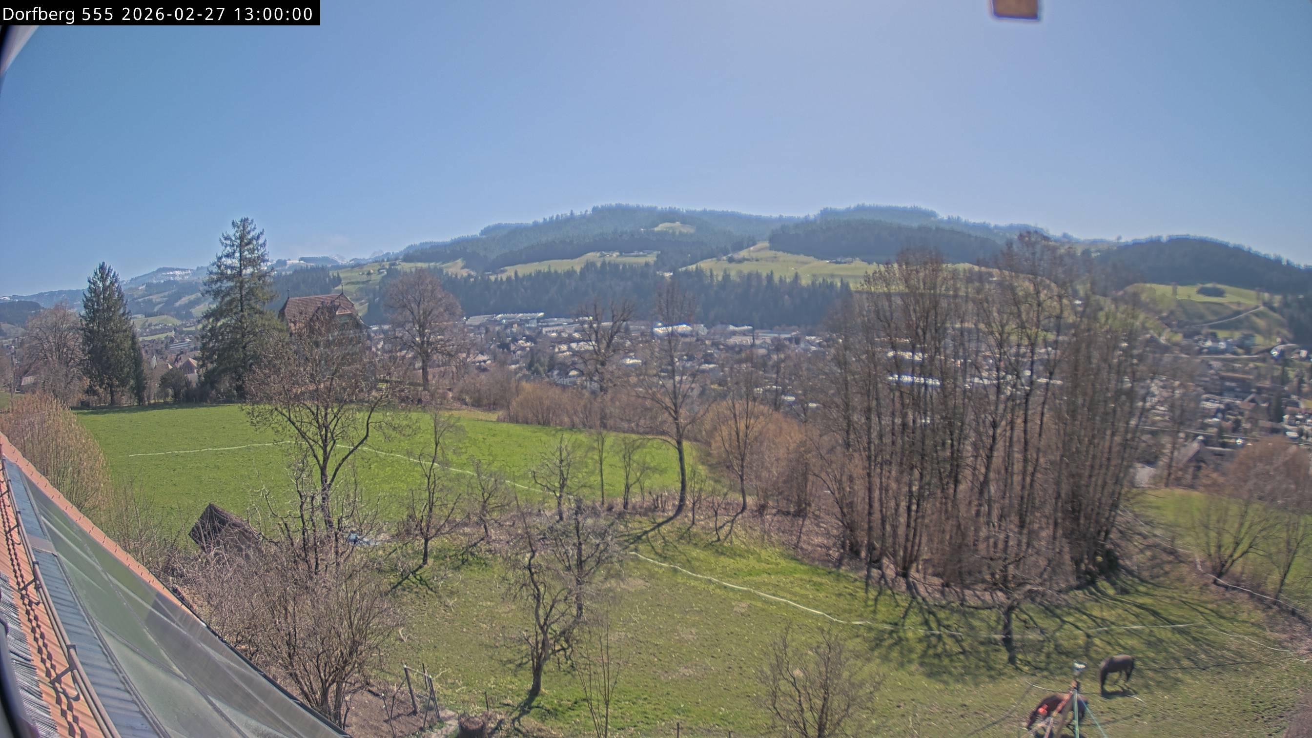 Webcam-Bild: Aussicht vom Dorfberg in Langnau 20260227-130000