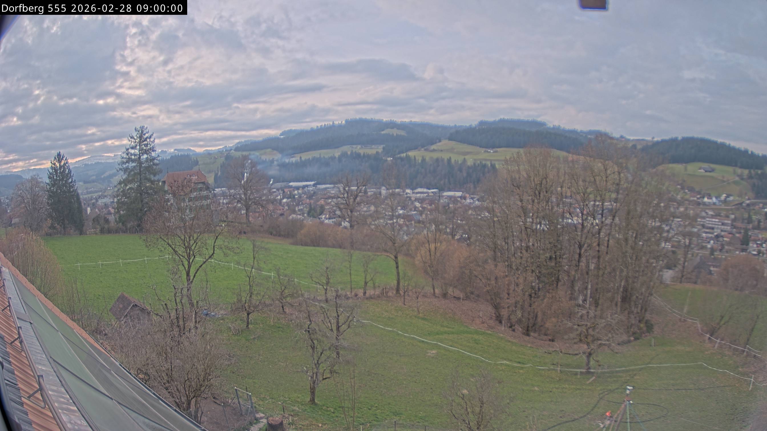 Webcam-Bild: Aussicht vom Dorfberg in Langnau 20260228-090000