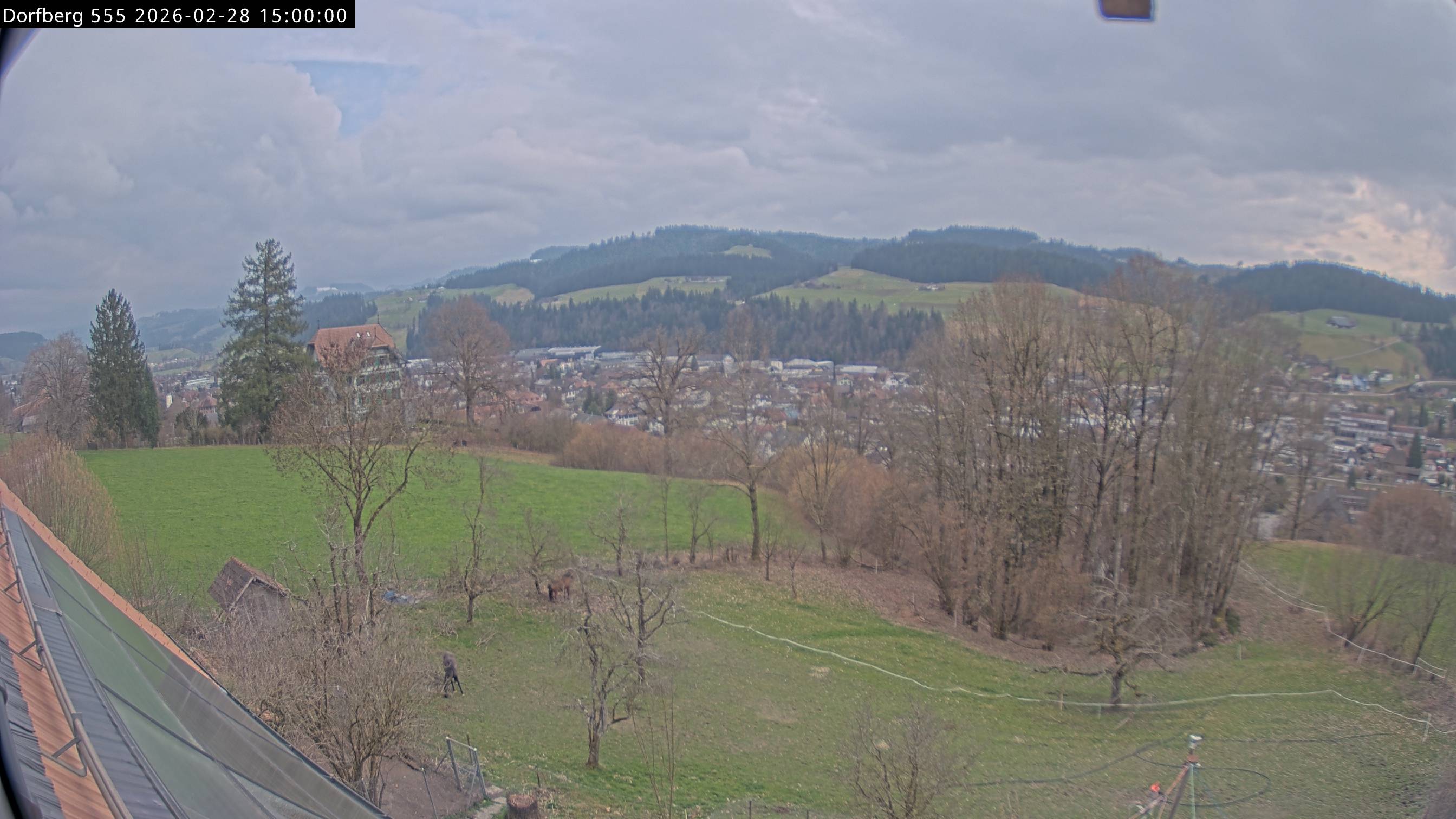 Webcam-Bild: Aussicht vom Dorfberg in Langnau 20260228-150000