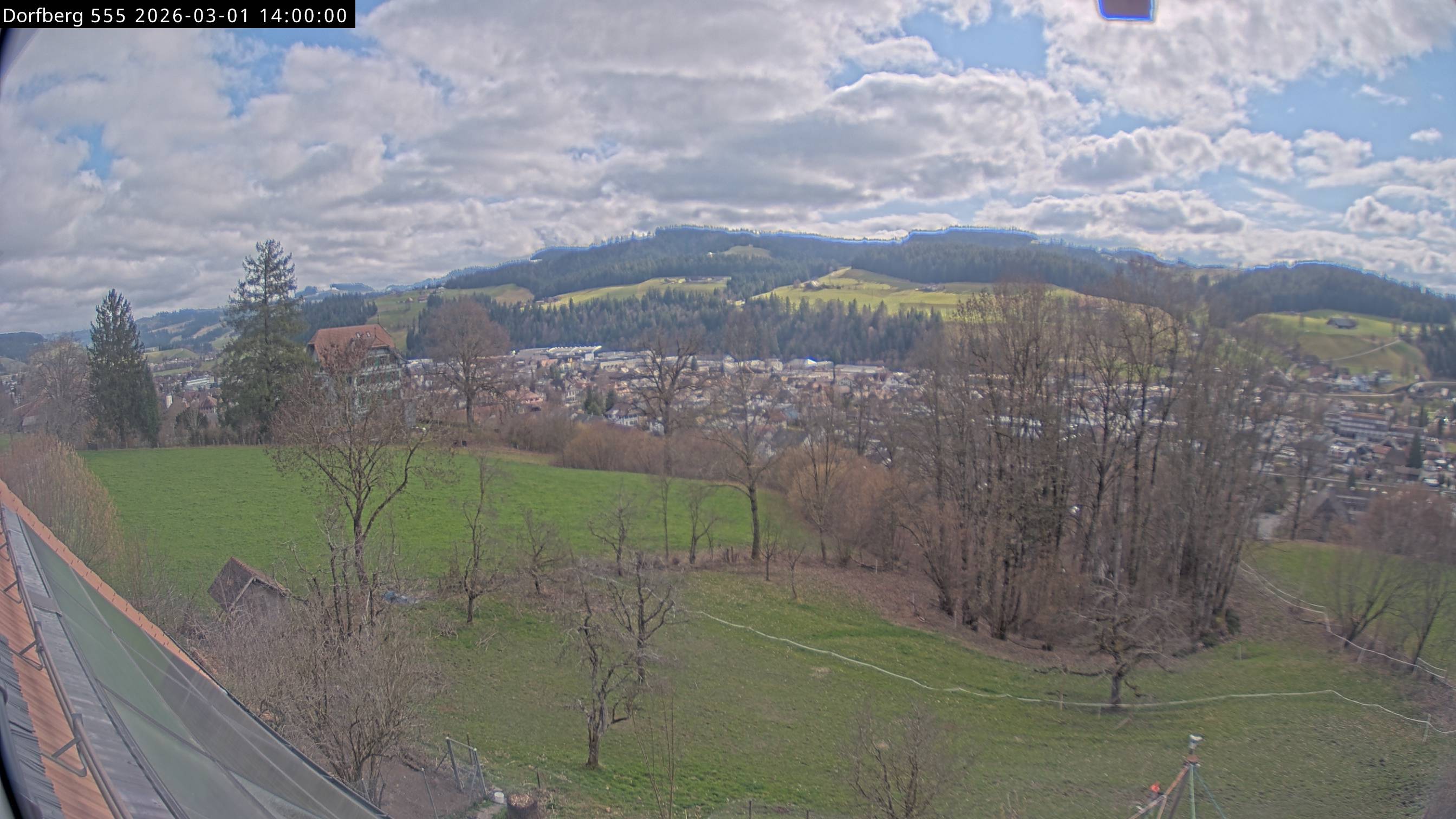 Webcam-Bild: Aussicht vom Dorfberg in Langnau 20260301-140000