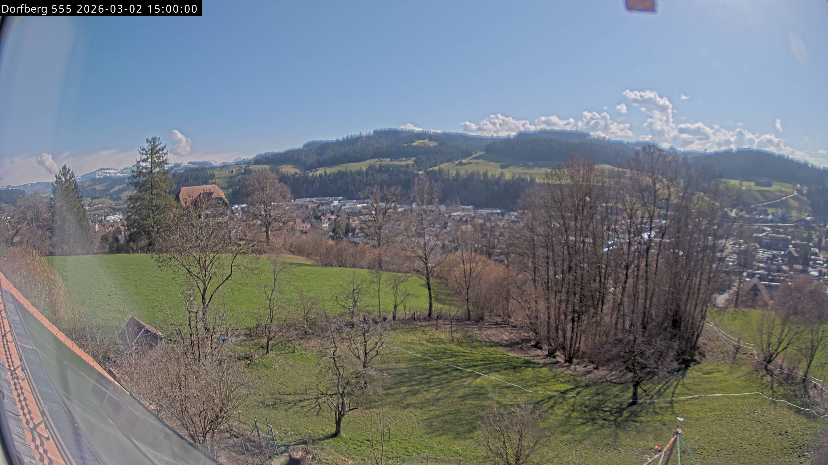 Webcam-Bild: Aussicht vom Dorfberg in Langnau 20260302-150000