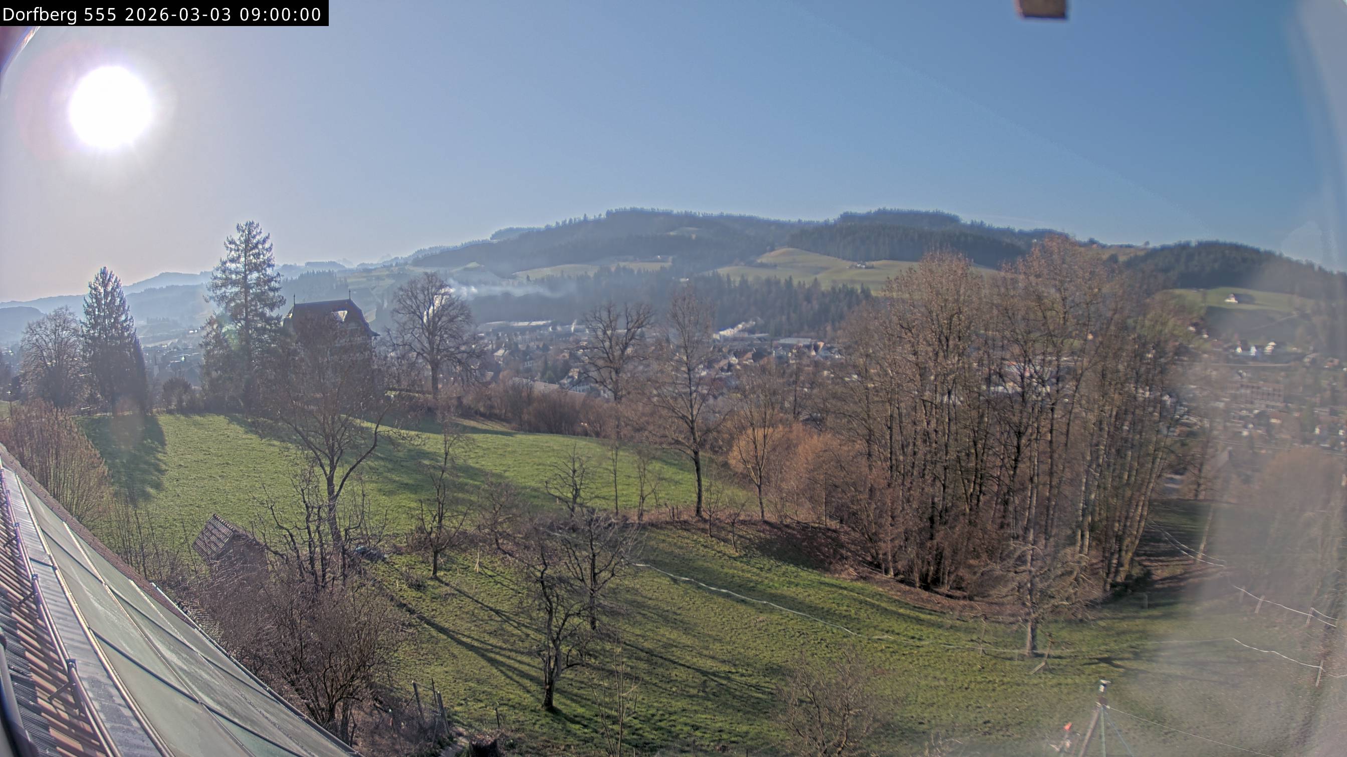 Webcam-Bild: Aussicht vom Dorfberg in Langnau 20260303-090000