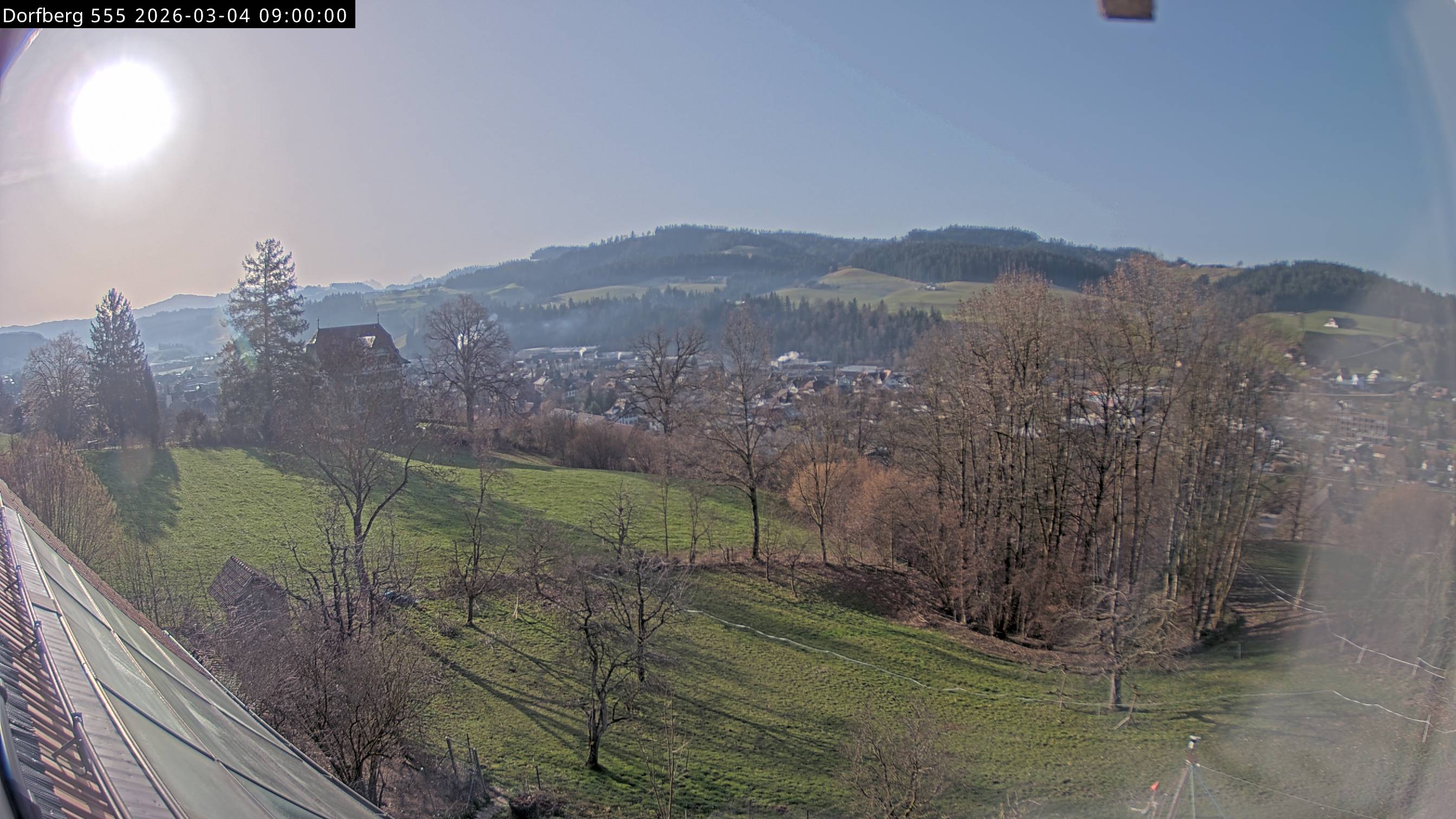Webcam-Bild: Aussicht vom Dorfberg in Langnau 20260304-090000
