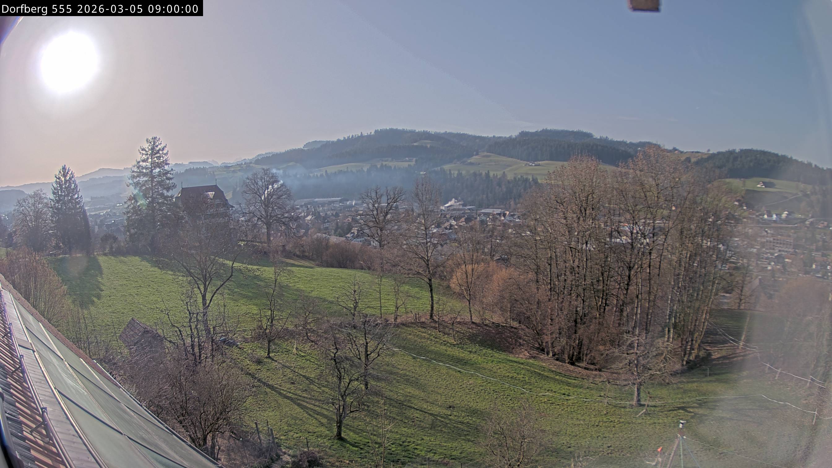 Webcam-Bild: Aussicht vom Dorfberg in Langnau 20260305-090000