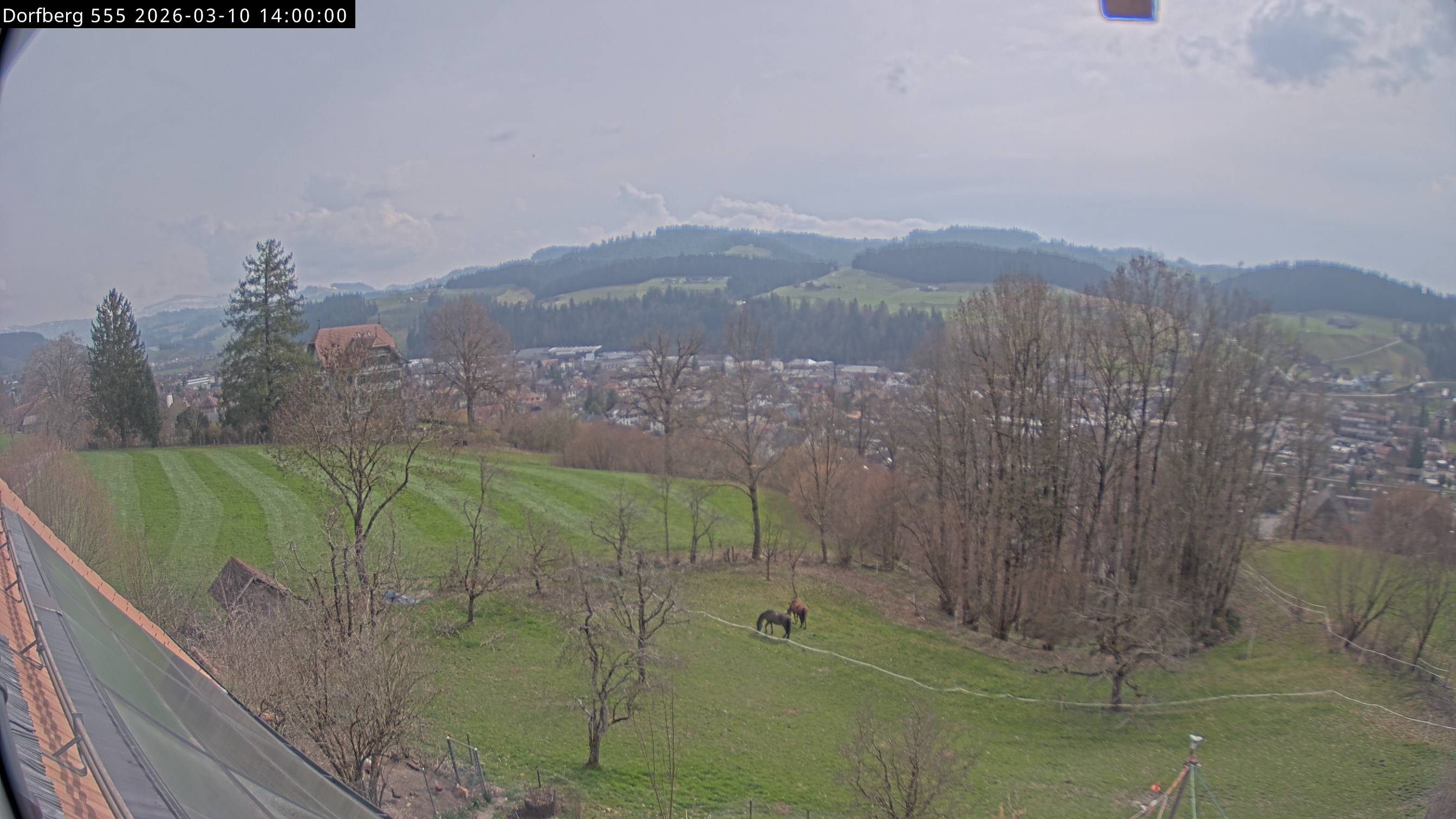 Webcam-Bild: Aussicht vom Dorfberg in Langnau 20260310-140000