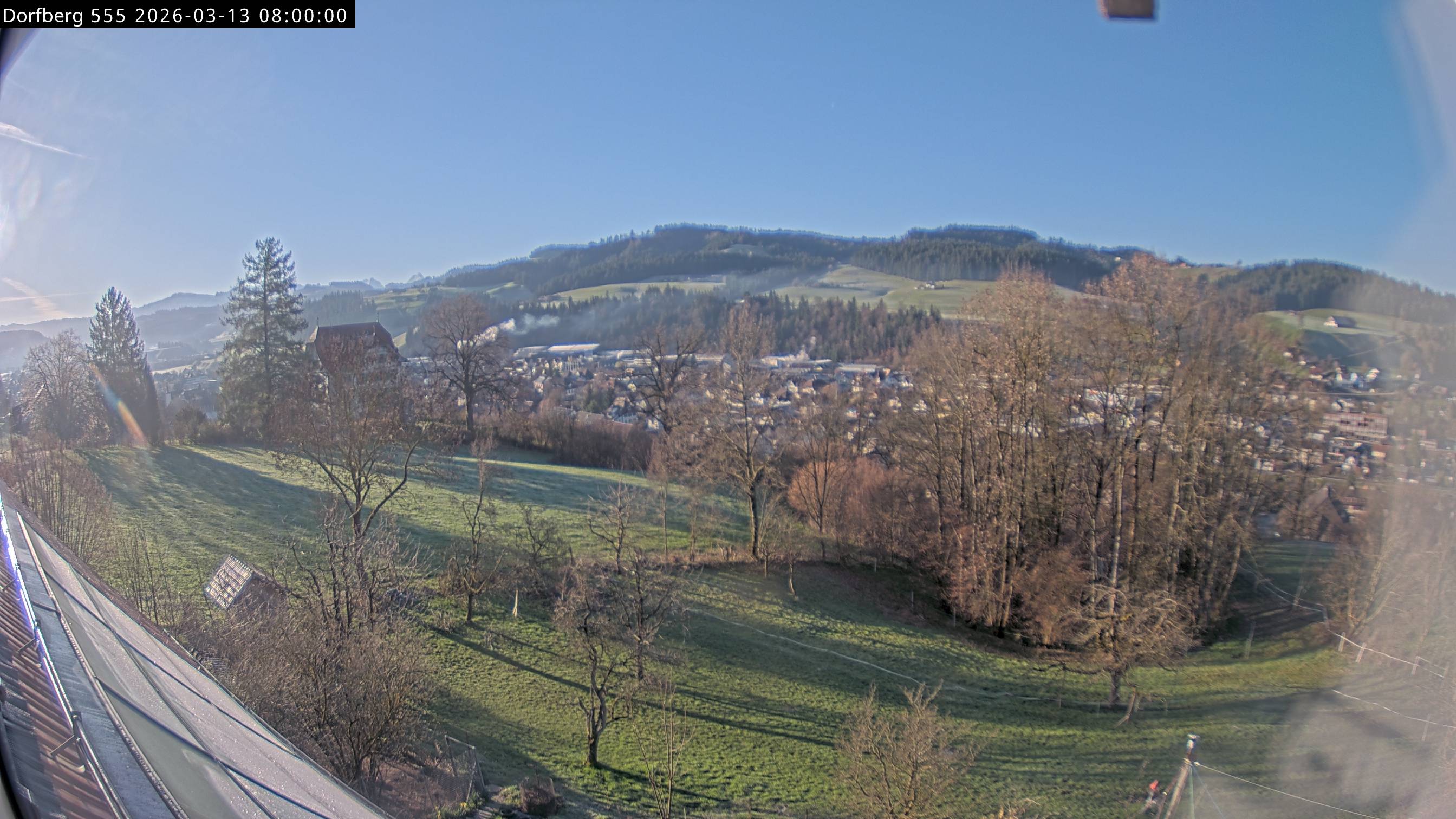 Webcam-Bild: Aussicht vom Dorfberg in Langnau 20260313-080000