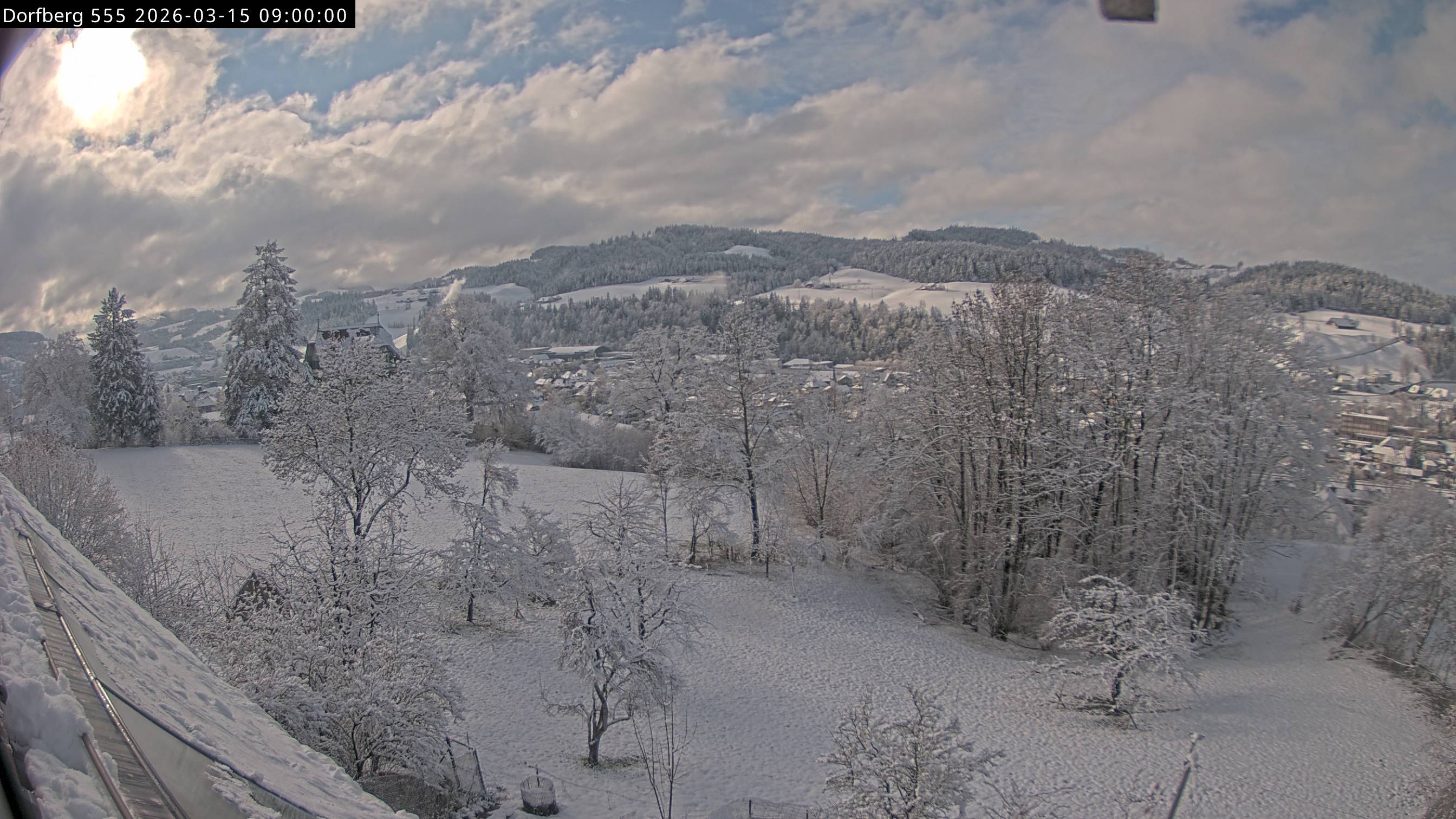 Webcam-Bild: Aussicht vom Dorfberg in Langnau 20260315-090000