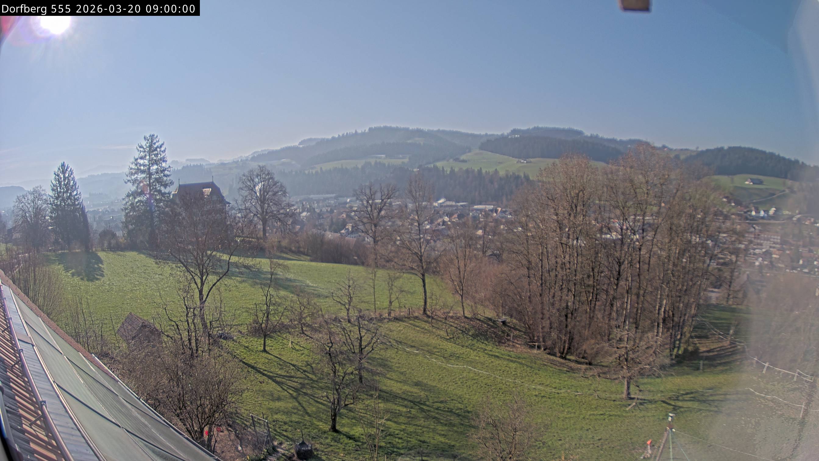 Webcam-Bild: Aussicht vom Dorfberg in Langnau 20260320-090000