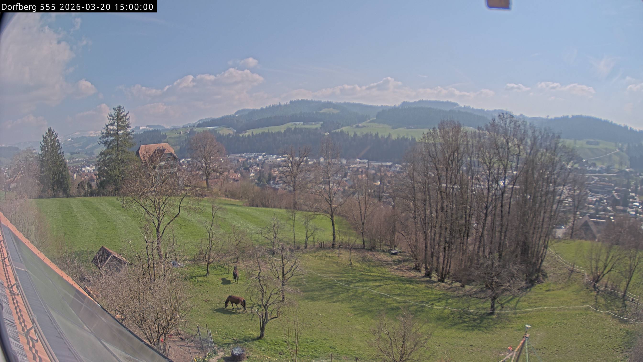 Webcam-Bild: Aussicht vom Dorfberg in Langnau 20260320-150000