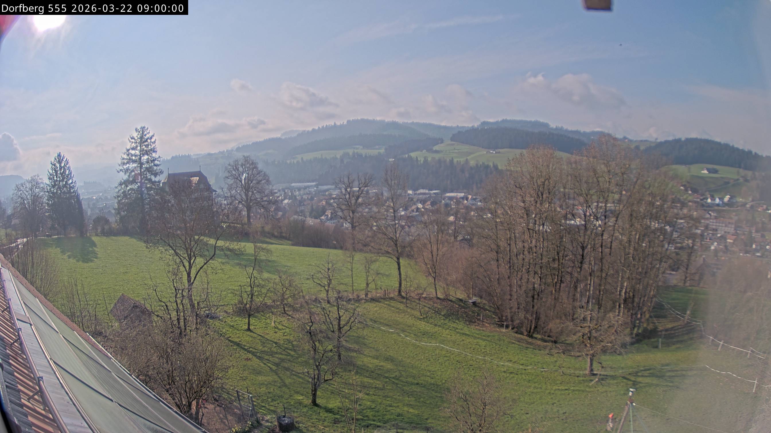 Webcam-Bild: Aussicht vom Dorfberg in Langnau 20260322-090000