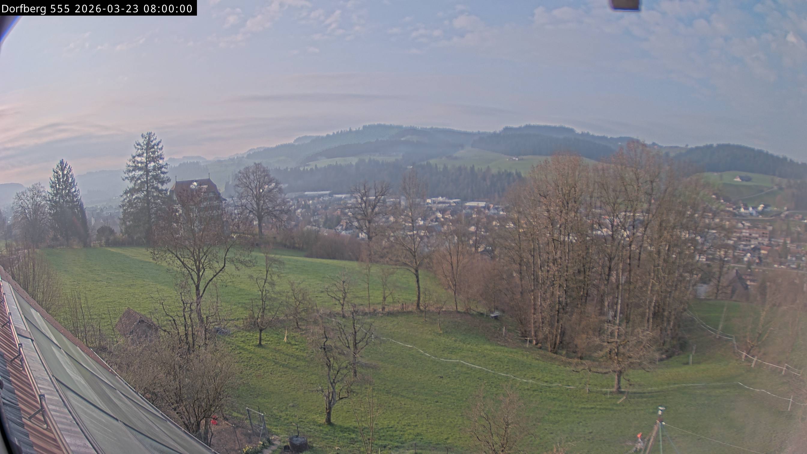 Webcam-Bild: Aussicht vom Dorfberg in Langnau 20260323-080000