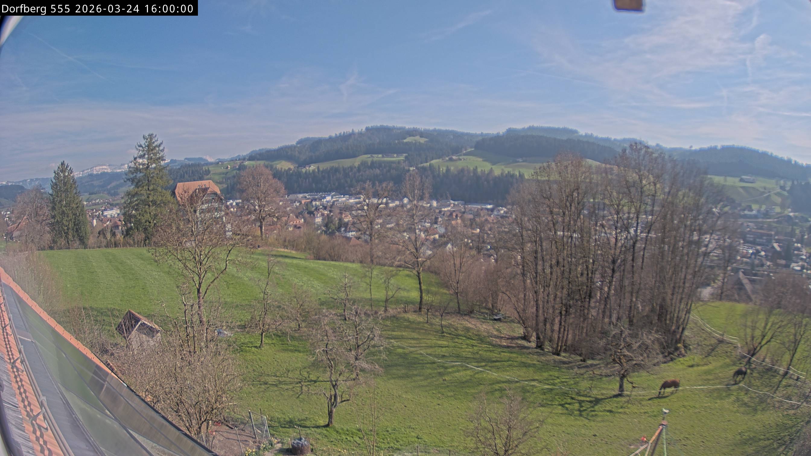 Webcam-Bild: Aussicht vom Dorfberg in Langnau 20260324-160000