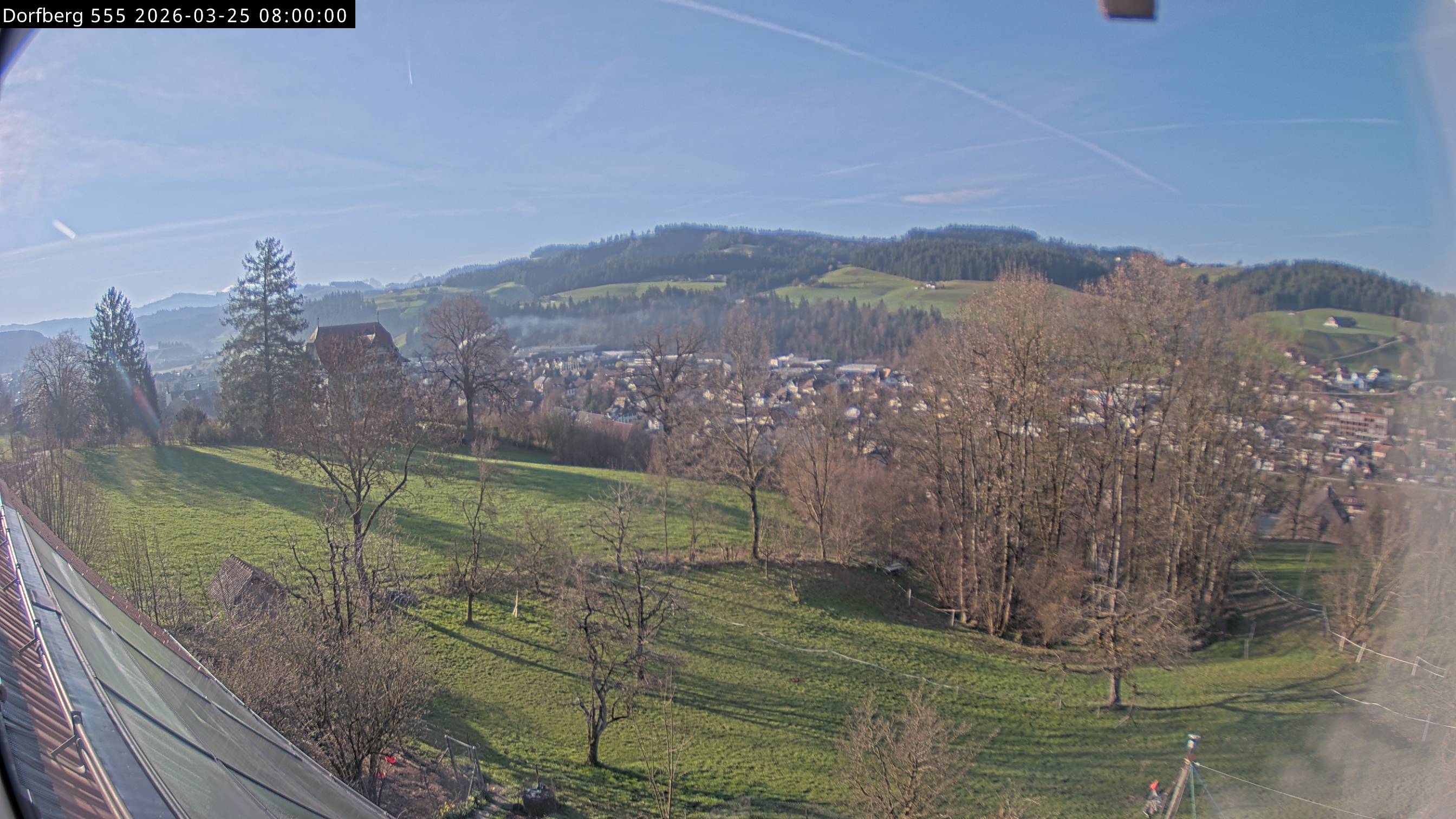 Webcam-Bild: Aussicht vom Dorfberg in Langnau 20260325-080000