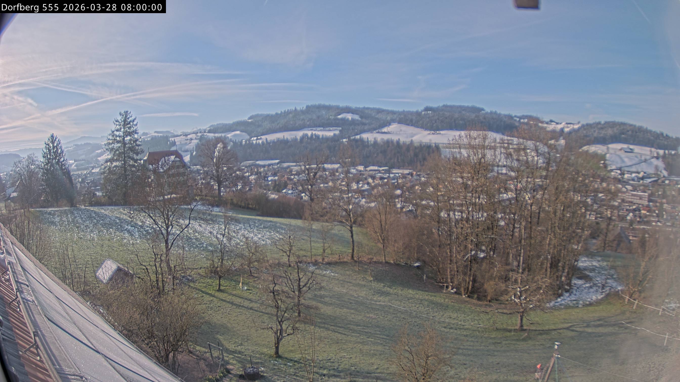 Webcam-Bild: Aussicht vom Dorfberg in Langnau 20260328-080000