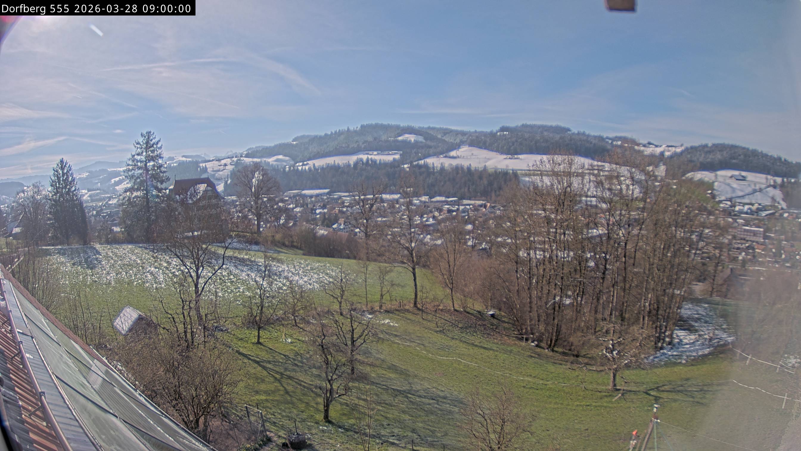 Webcam-Bild: Aussicht vom Dorfberg in Langnau 20260328-090000