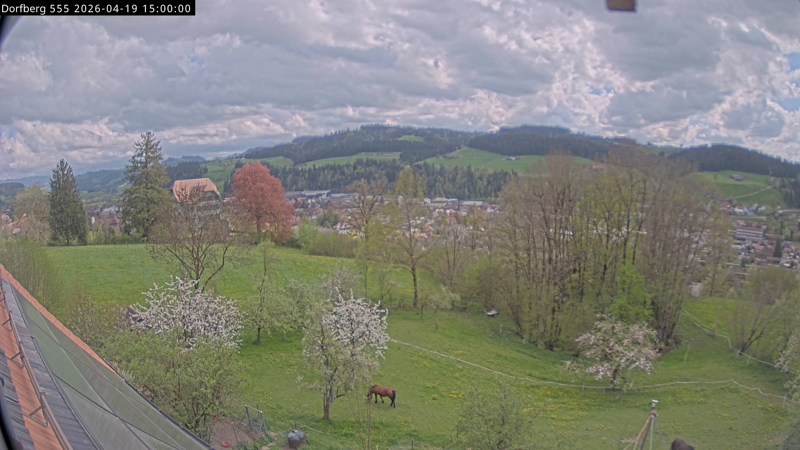 Webcam-Bild: Aussicht vom Dorfberg in Langnau 20260419-150000
