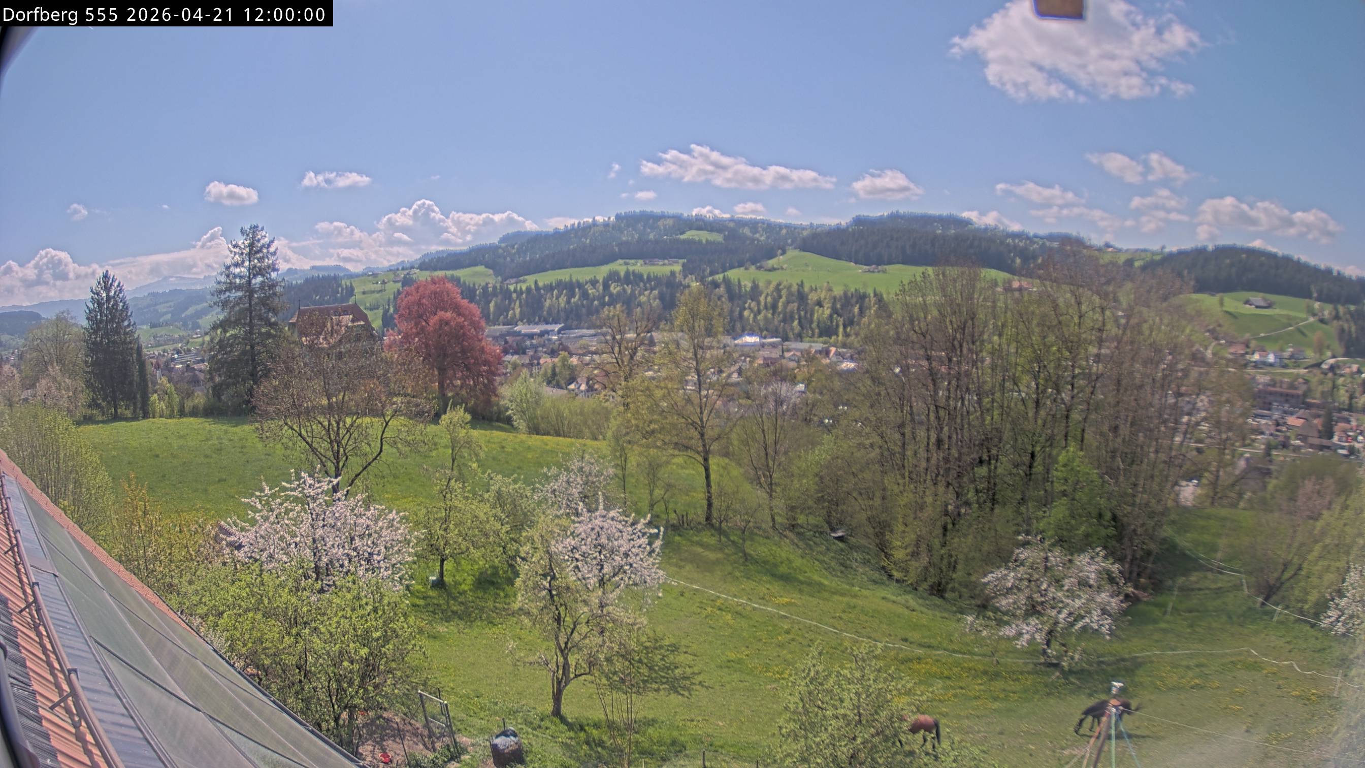 Webcam-Bild: Aussicht vom Dorfberg in Langnau 20260421-120000