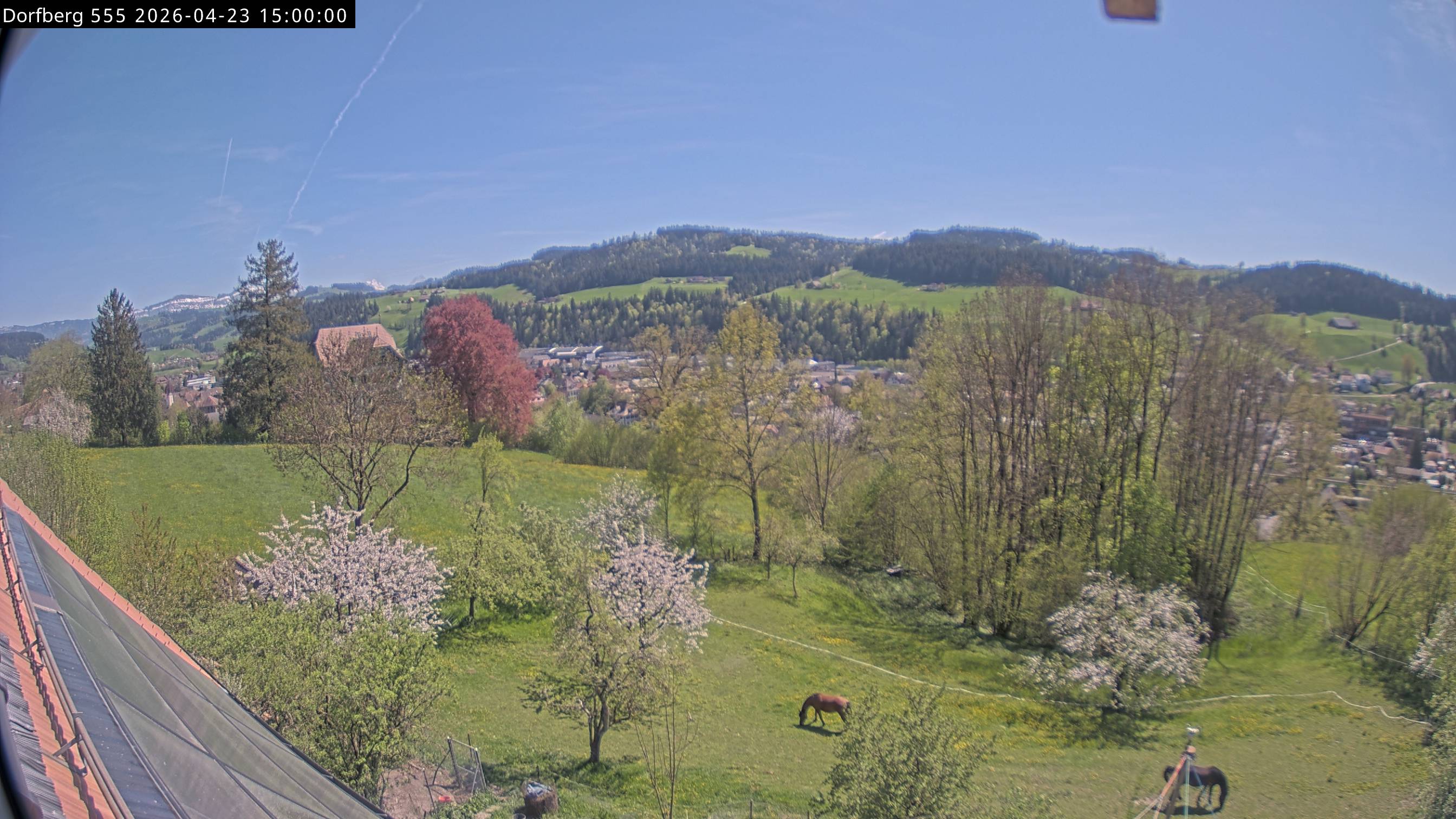 Webcam-Bild: Aussicht vom Dorfberg in Langnau 20260423-150000