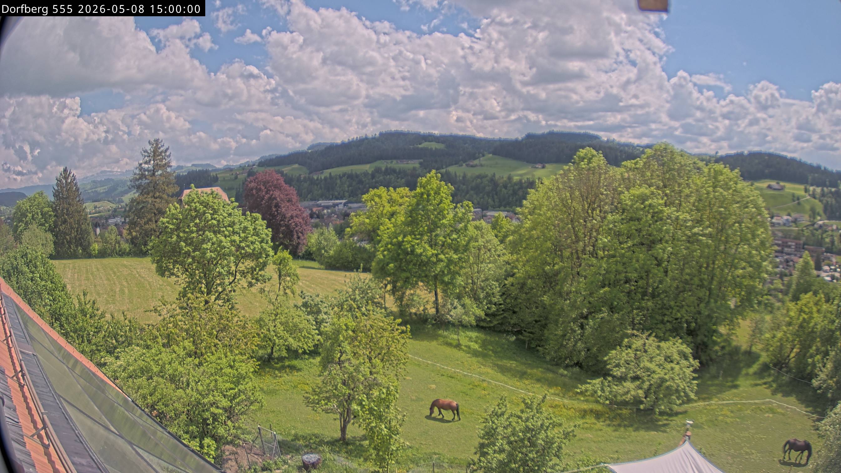 Webcam-Bild: Aussicht vom Dorfberg in Langnau 20260508-150000