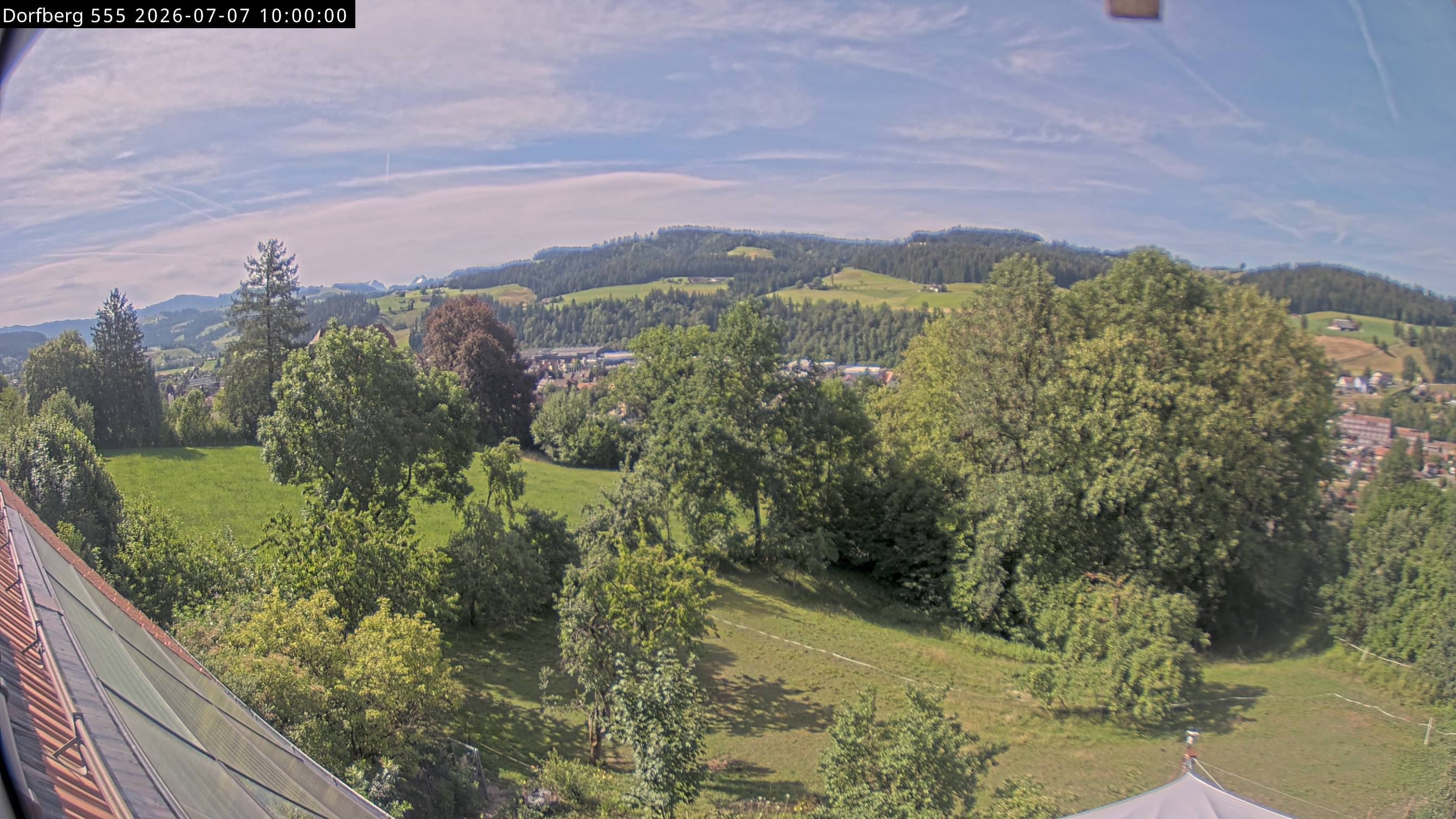 Webcam-Bild: Aussicht vom Dorfberg in Langnau 20260707-100000