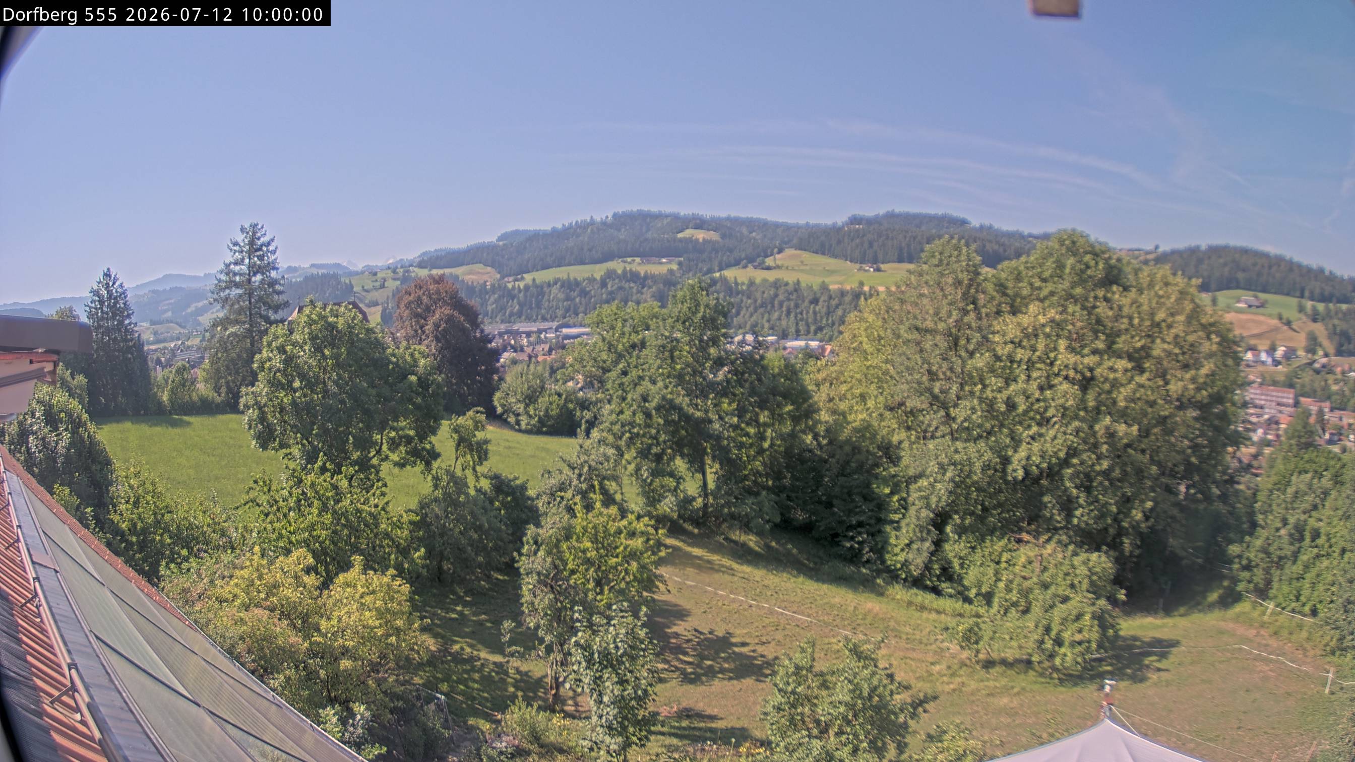 Webcam-Bild: Aussicht vom Dorfberg in Langnau 20260712-100000