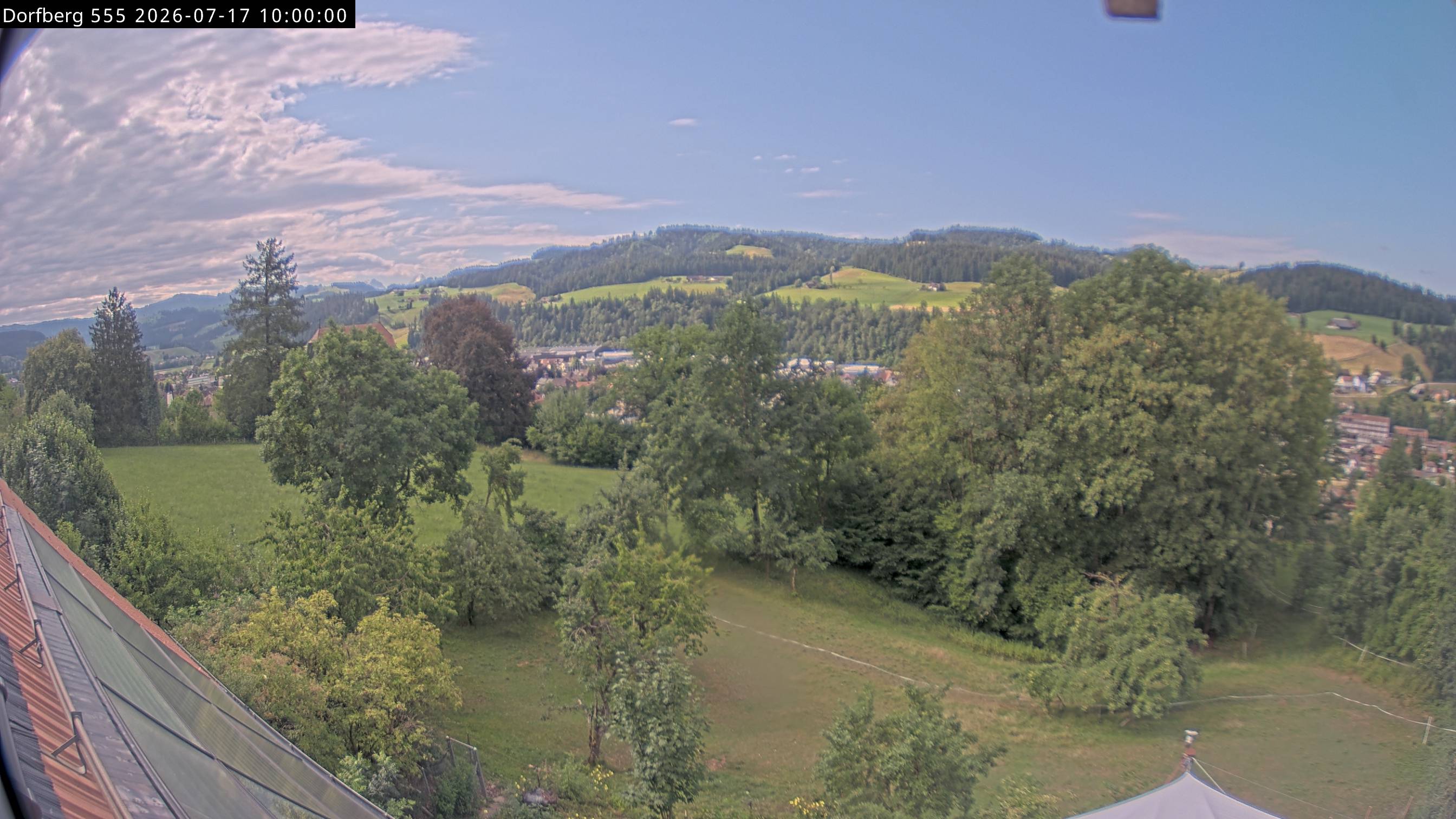 Webcam-Bild: Aussicht vom Dorfberg in Langnau 20260717-100000