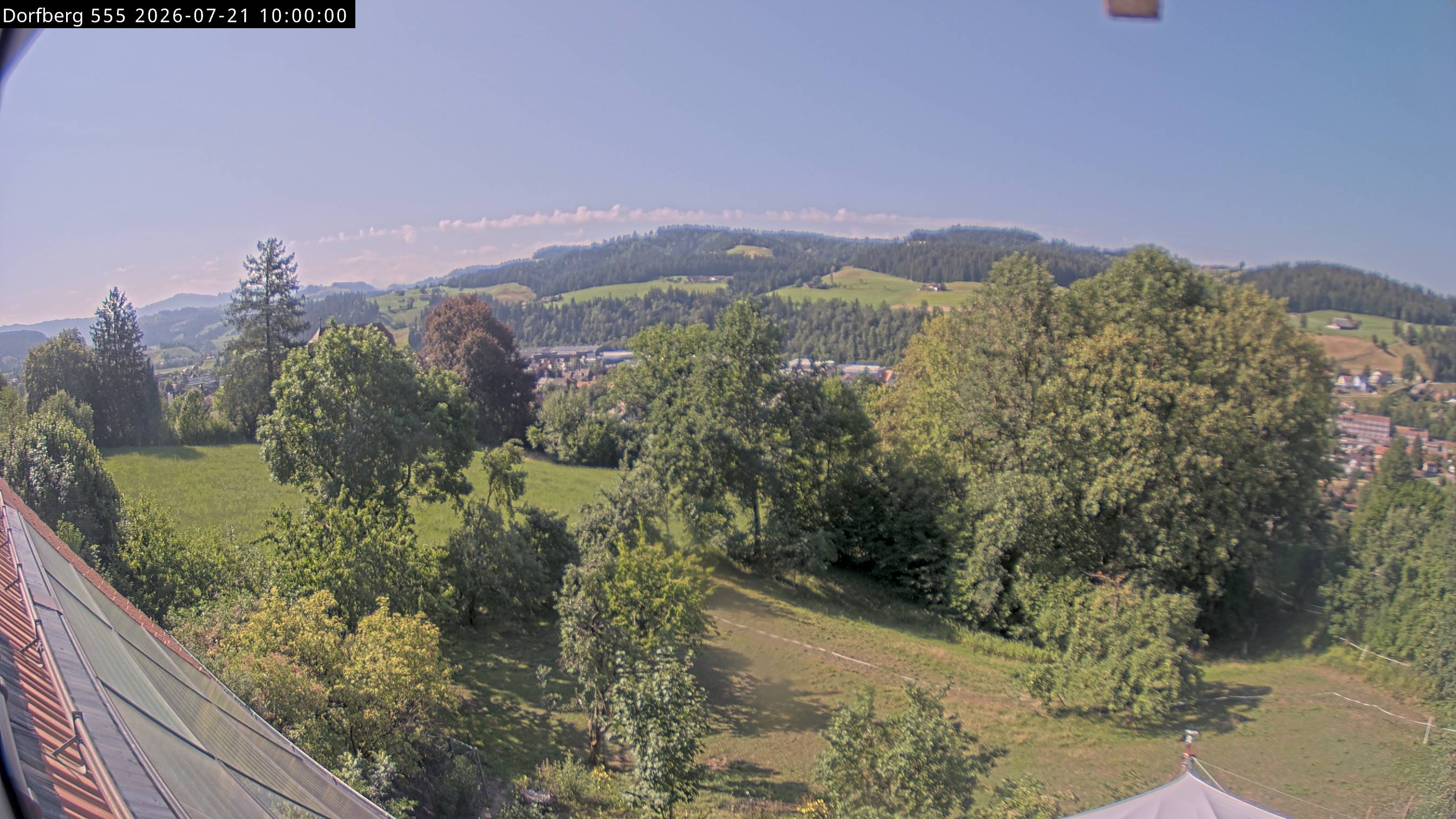 Webcam-Bild: Aussicht vom Dorfberg in Langnau 20260721-100000