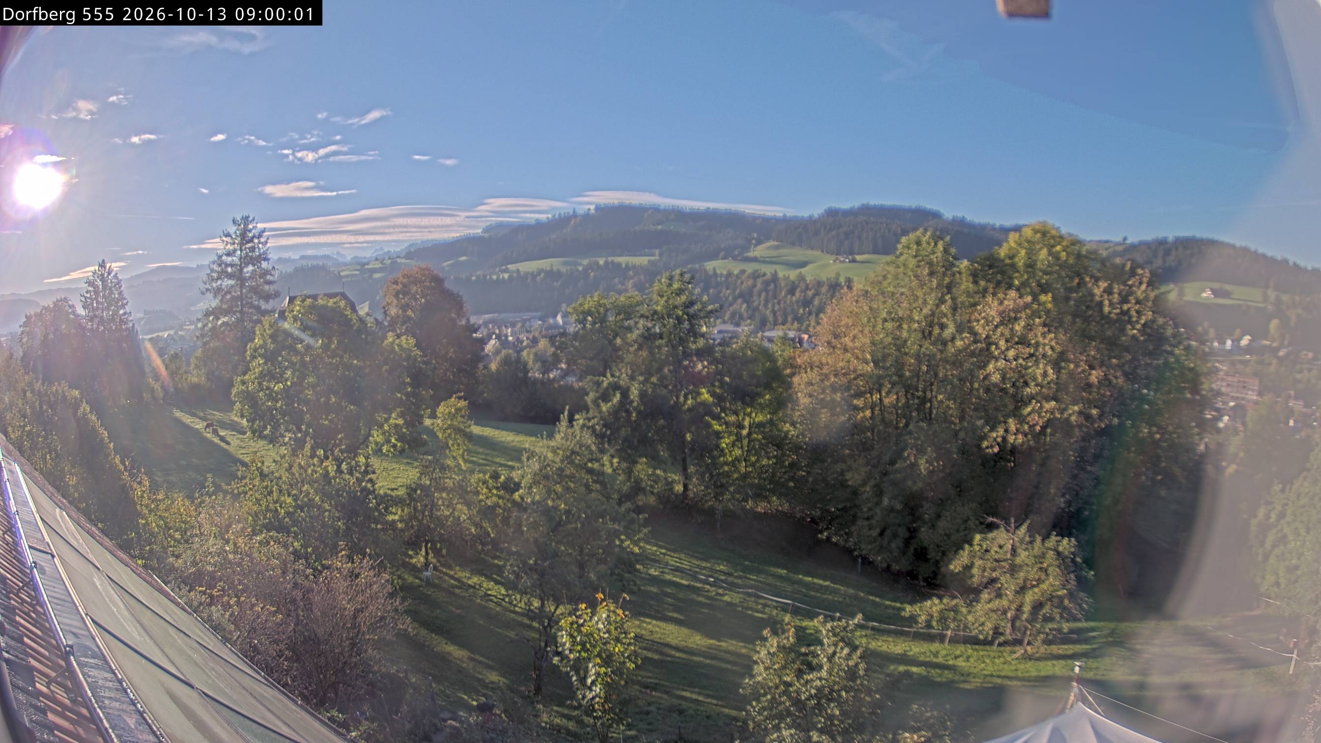 Webcam-Bild: Aussicht vom Dorfberg in Langnau 20261013-090000