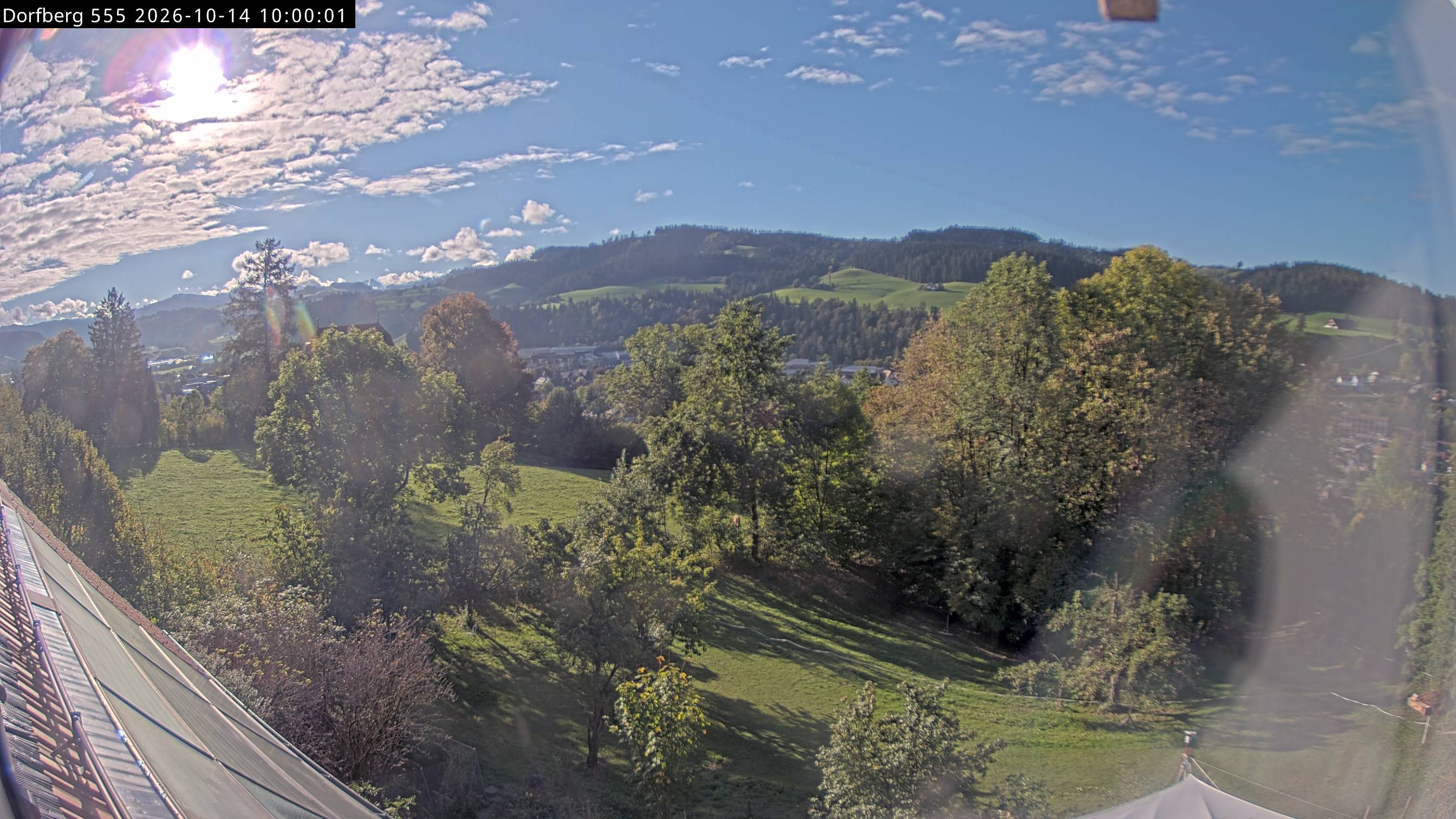 Webcam-Bild: Aussicht vom Dorfberg in Langnau 20261014-100000