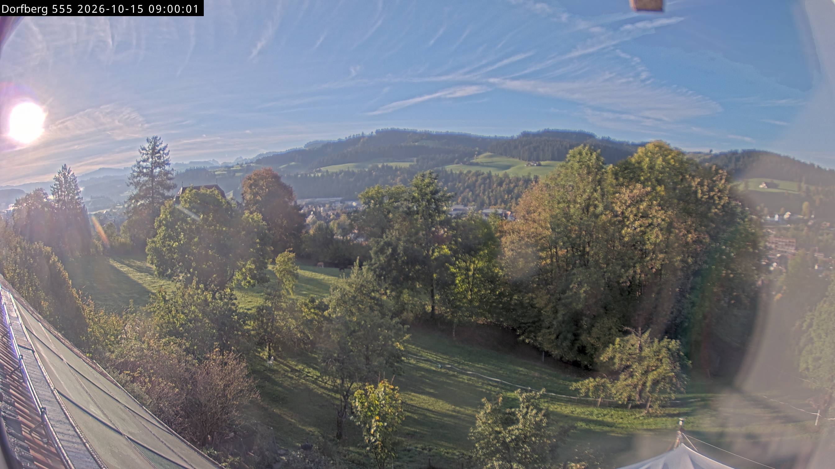Webcam-Bild: Aussicht vom Dorfberg in Langnau 20261015-090000