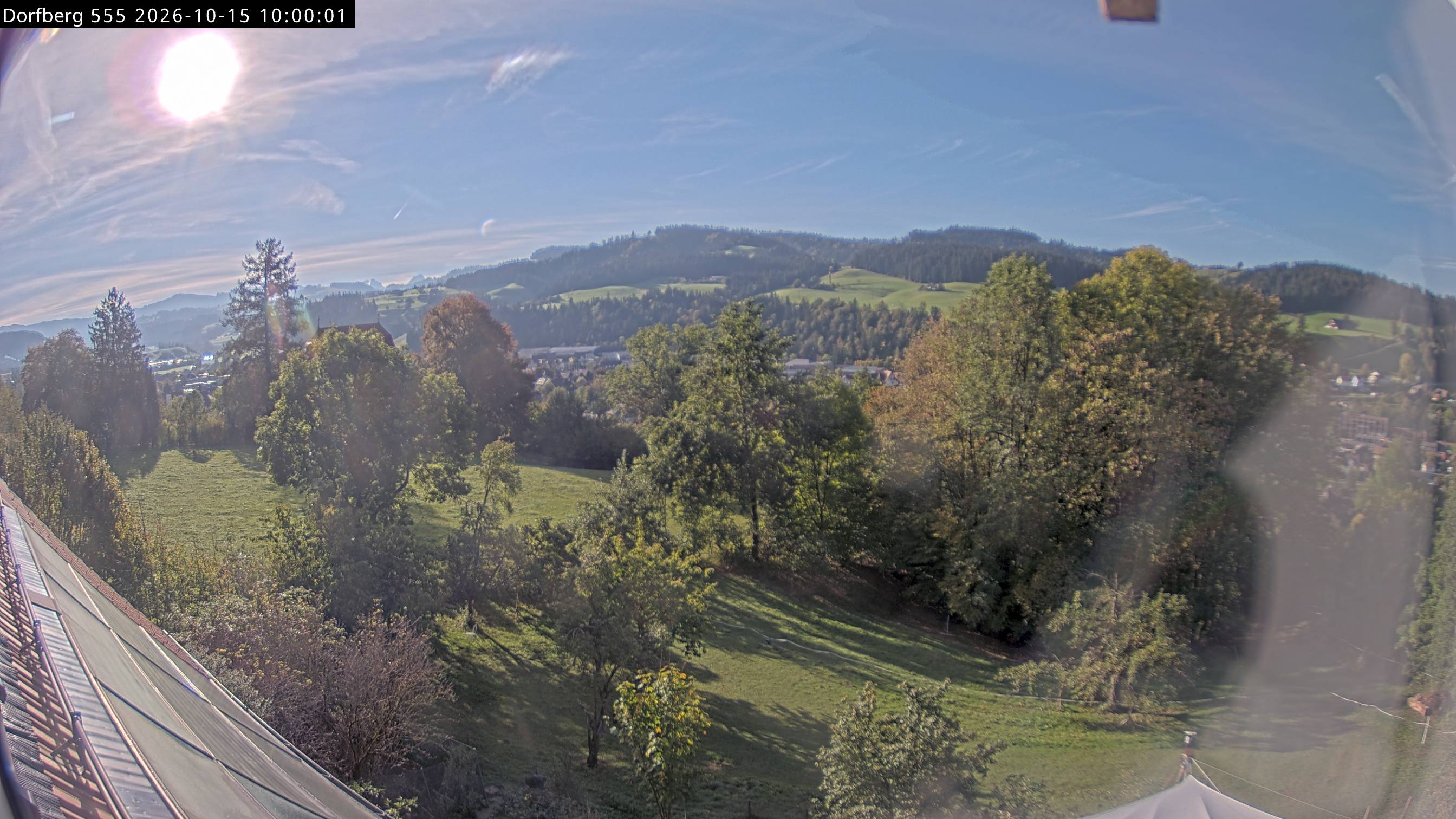 Webcam-Bild: Aussicht vom Dorfberg in Langnau 20261015-100000
