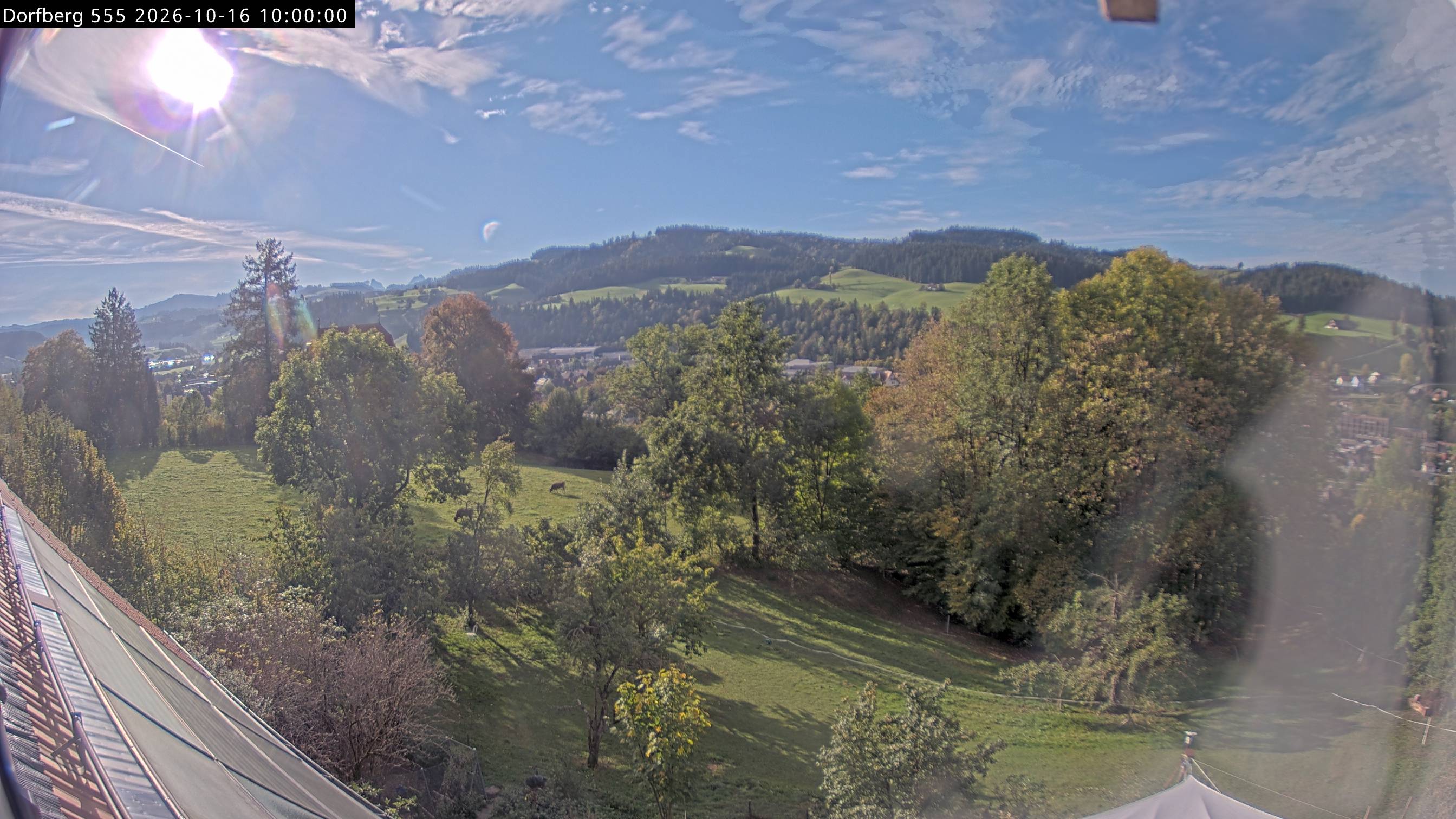 Webcam-Bild: Aussicht vom Dorfberg in Langnau 20261016-100000