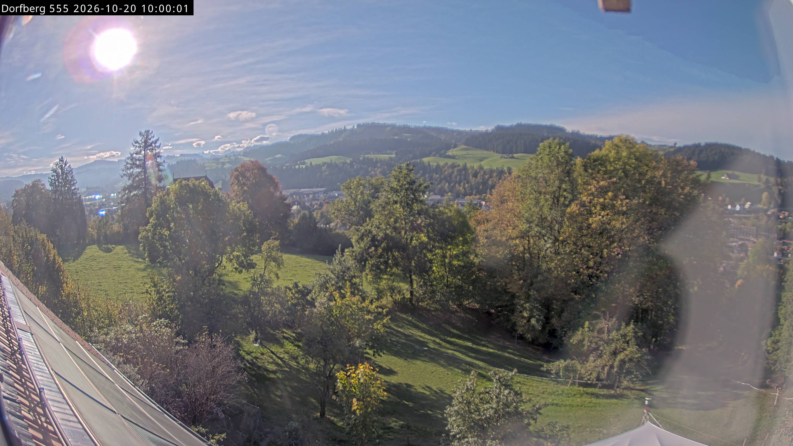 Webcam-Bild: Aussicht vom Dorfberg in Langnau 20261020-100000